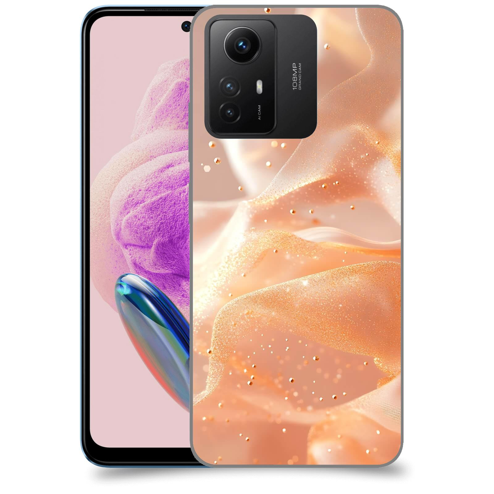 ACOVER Kryt na mobil Xiaomi Redmi Note 12S - Éterický třpyt