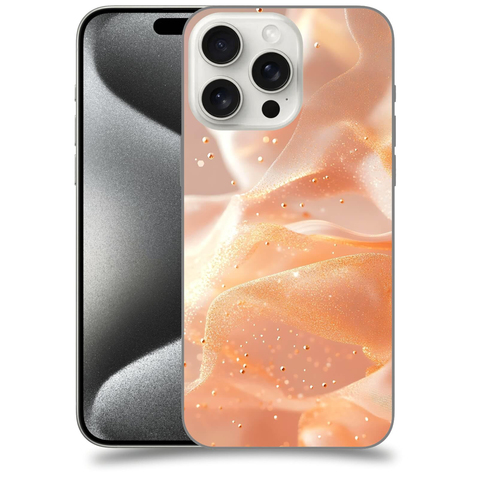 ACOVER Kryt na mobil Apple iPhone 15 pro max - Éterický třpyt