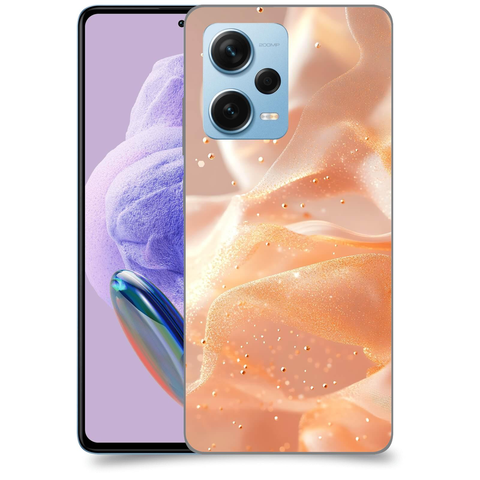 ACOVER Kryt na mobil Xiaomi Redmi Note 12 Pro+ 5G - Éterický třpyt