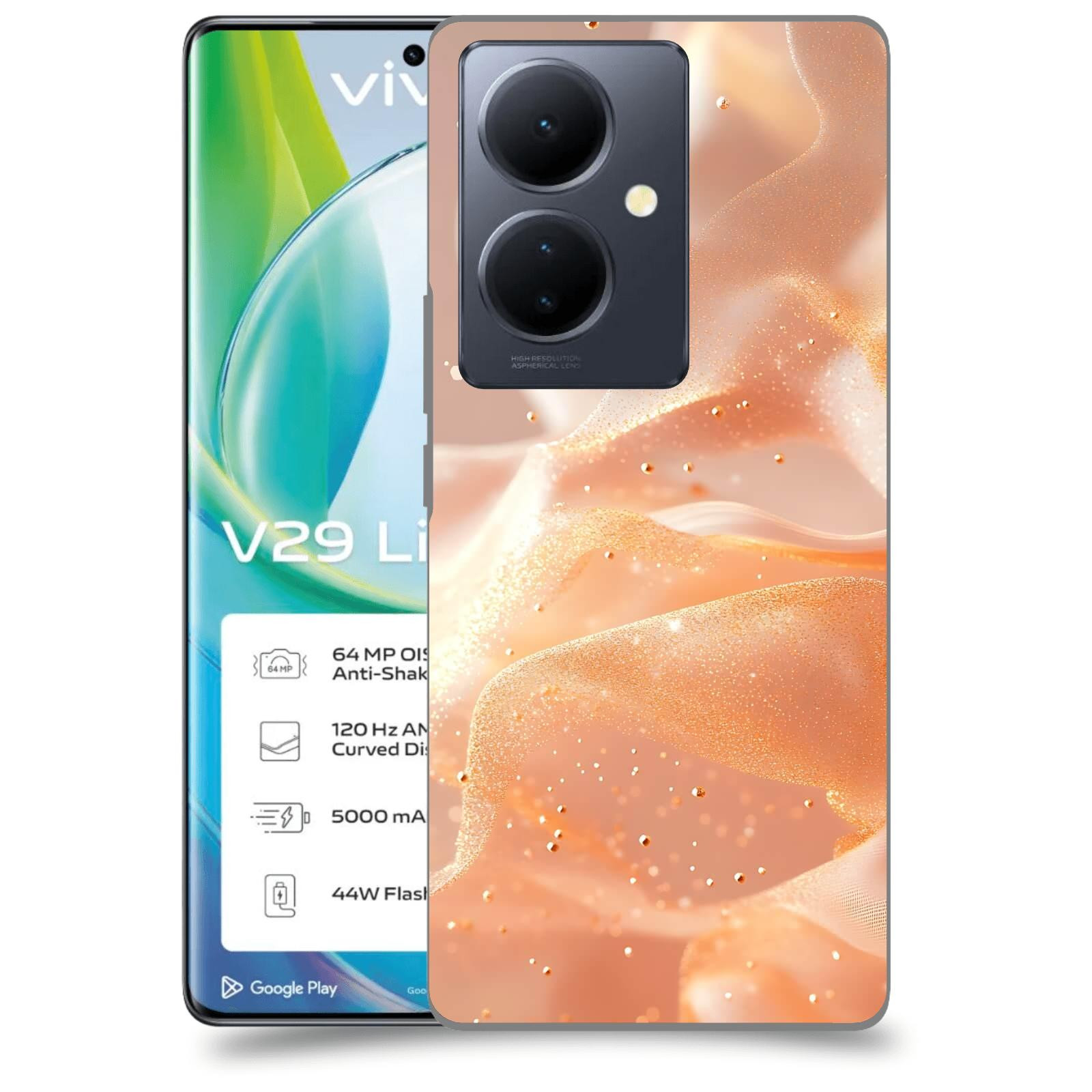ACOVER Kryt na mobil VIVO V29 Lite 5G - Éterický třpyt