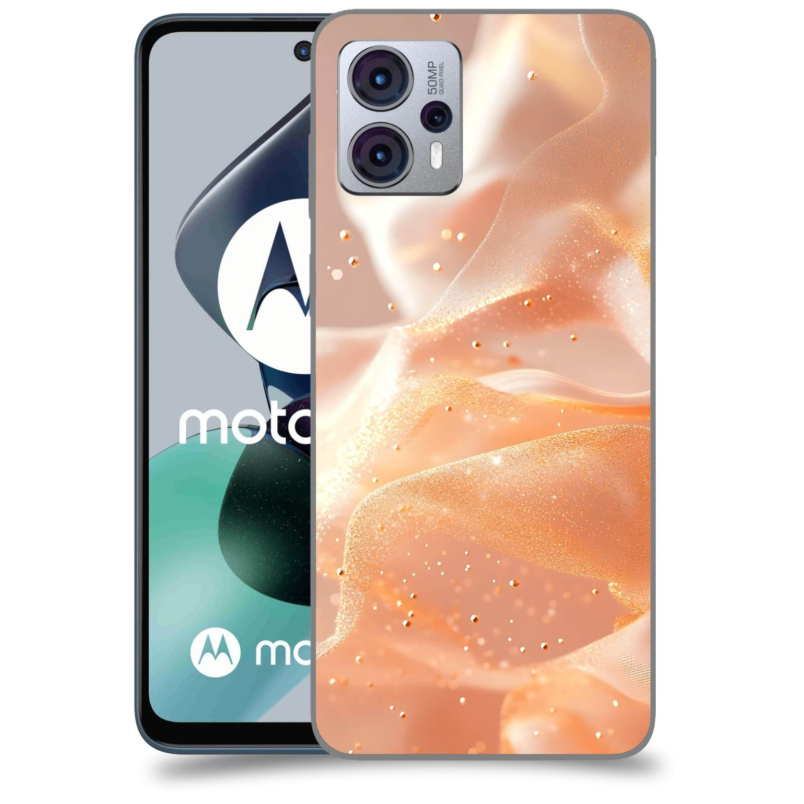 ACOVER Kryt na mobil Motorola Moto G23 - Éterický třpyt