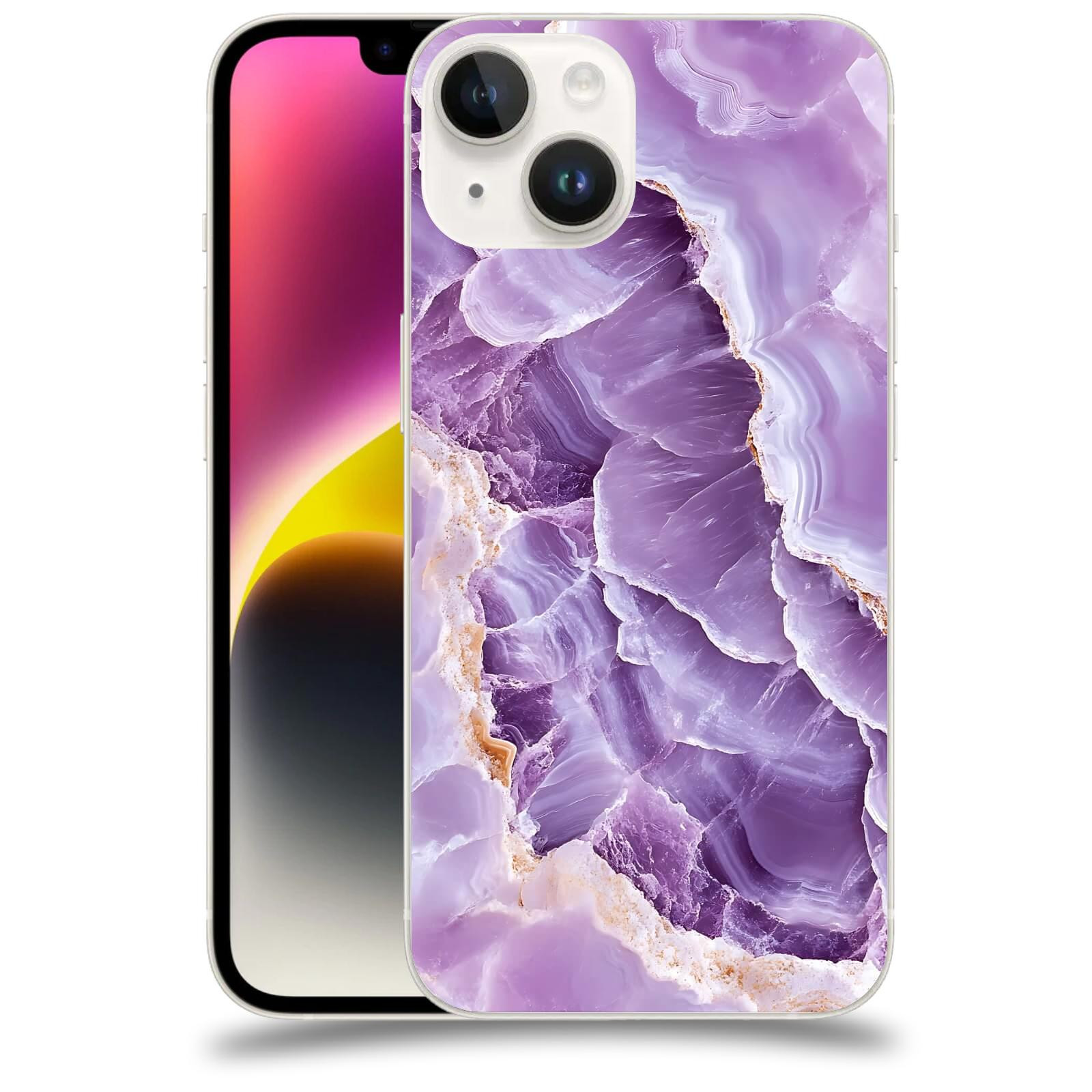 ACOVER Kryt na mobil Apple iPhone 14 - Fialová krása