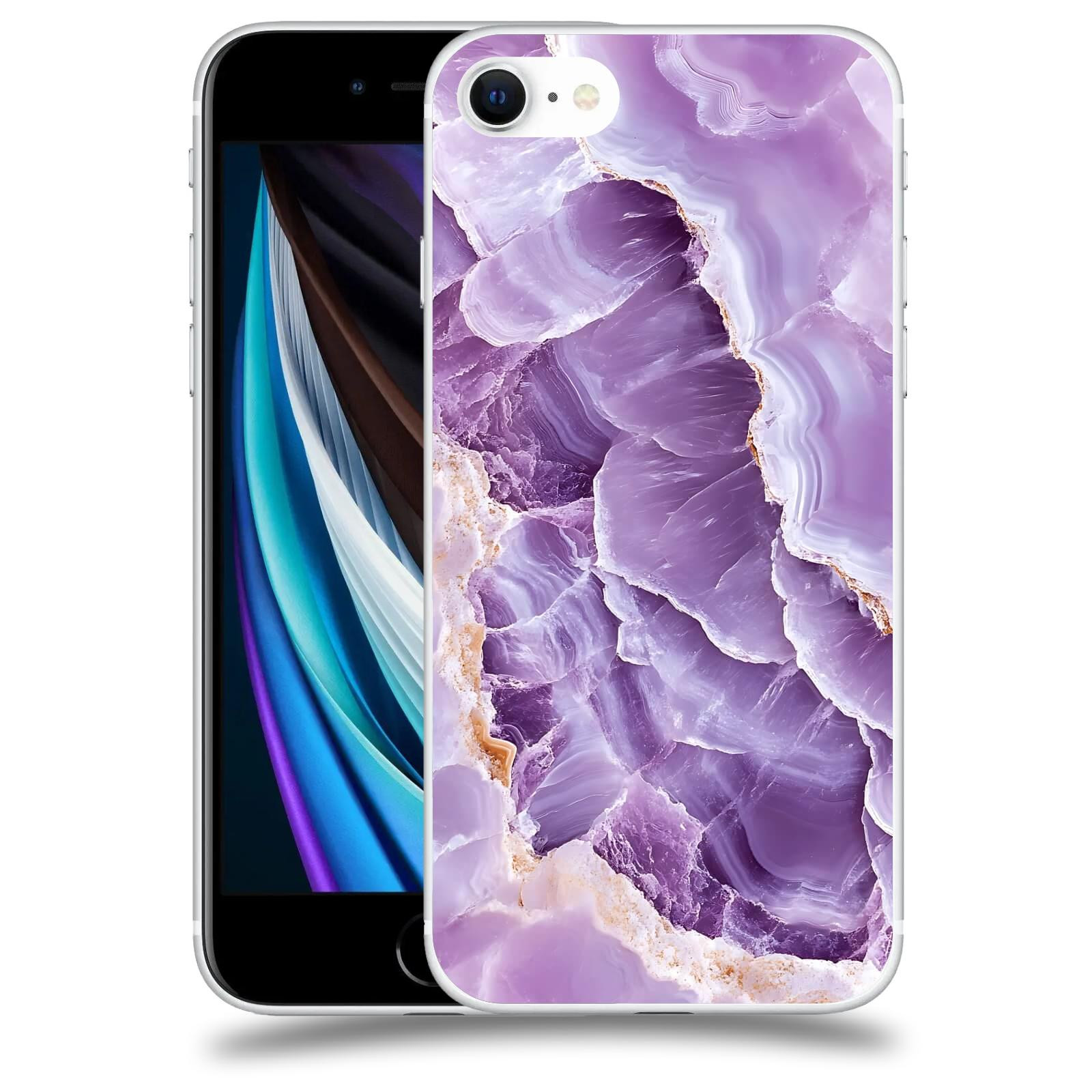 ACOVER Kryt na mobil Apple iPhone SE 2020 - Fialová krása