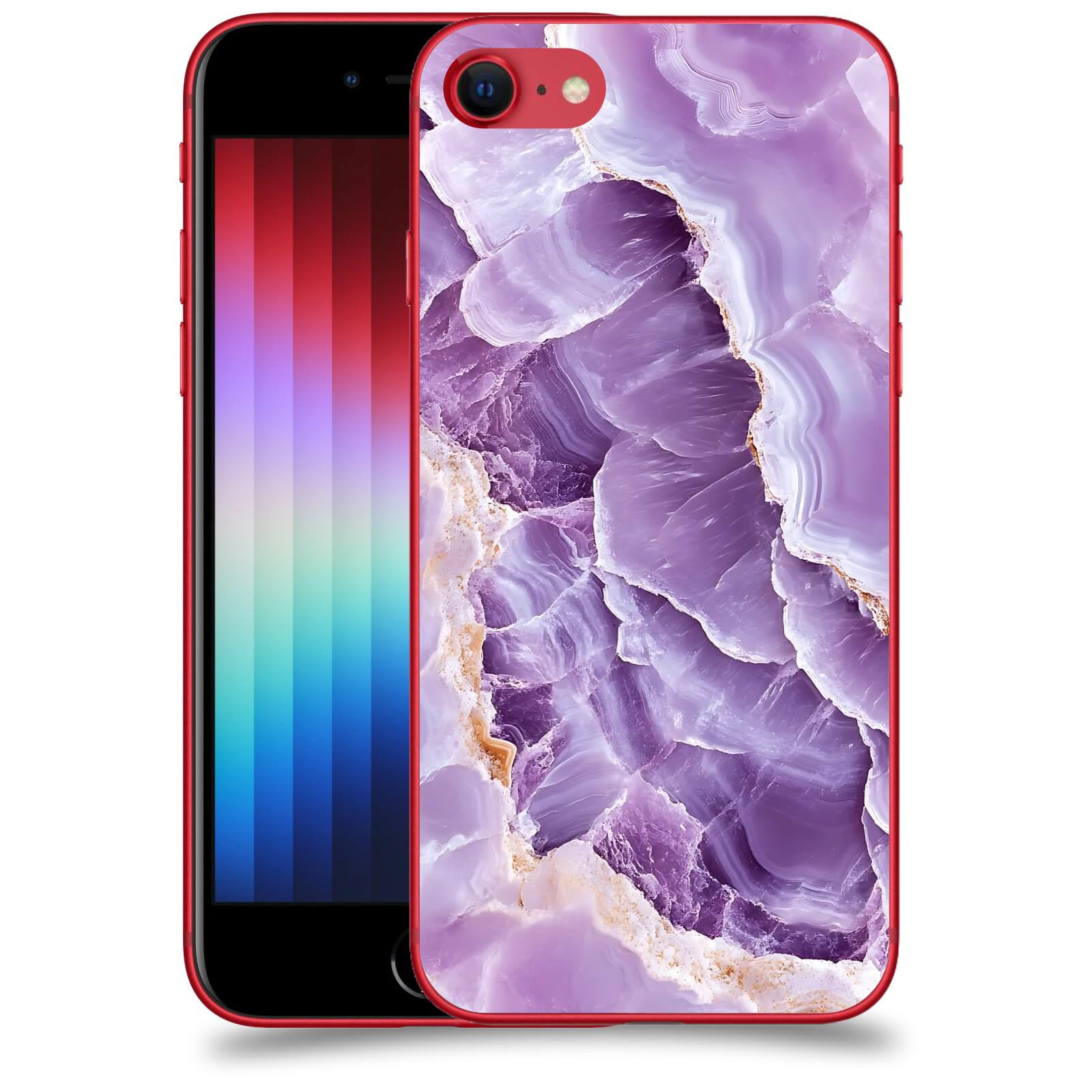 ACOVER Kryt na mobil Apple iPhone SE 2022 - Fialová krása