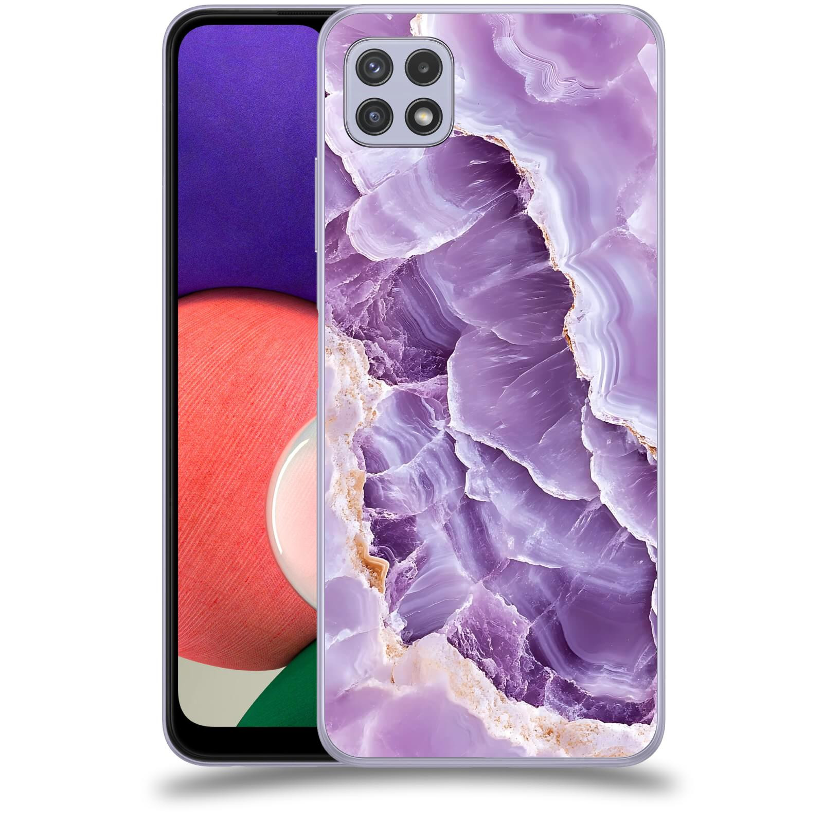 ACOVER Kryt na mobil Samsung Galaxy A22 5G A226B - Fialová krása