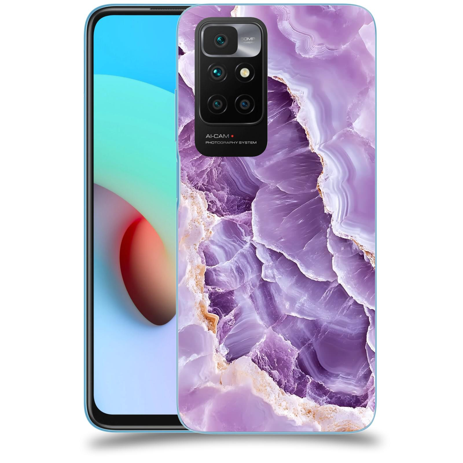 ACOVER Kryt na mobil Xiaomi Redmi 10 (2022) - Fialová krása