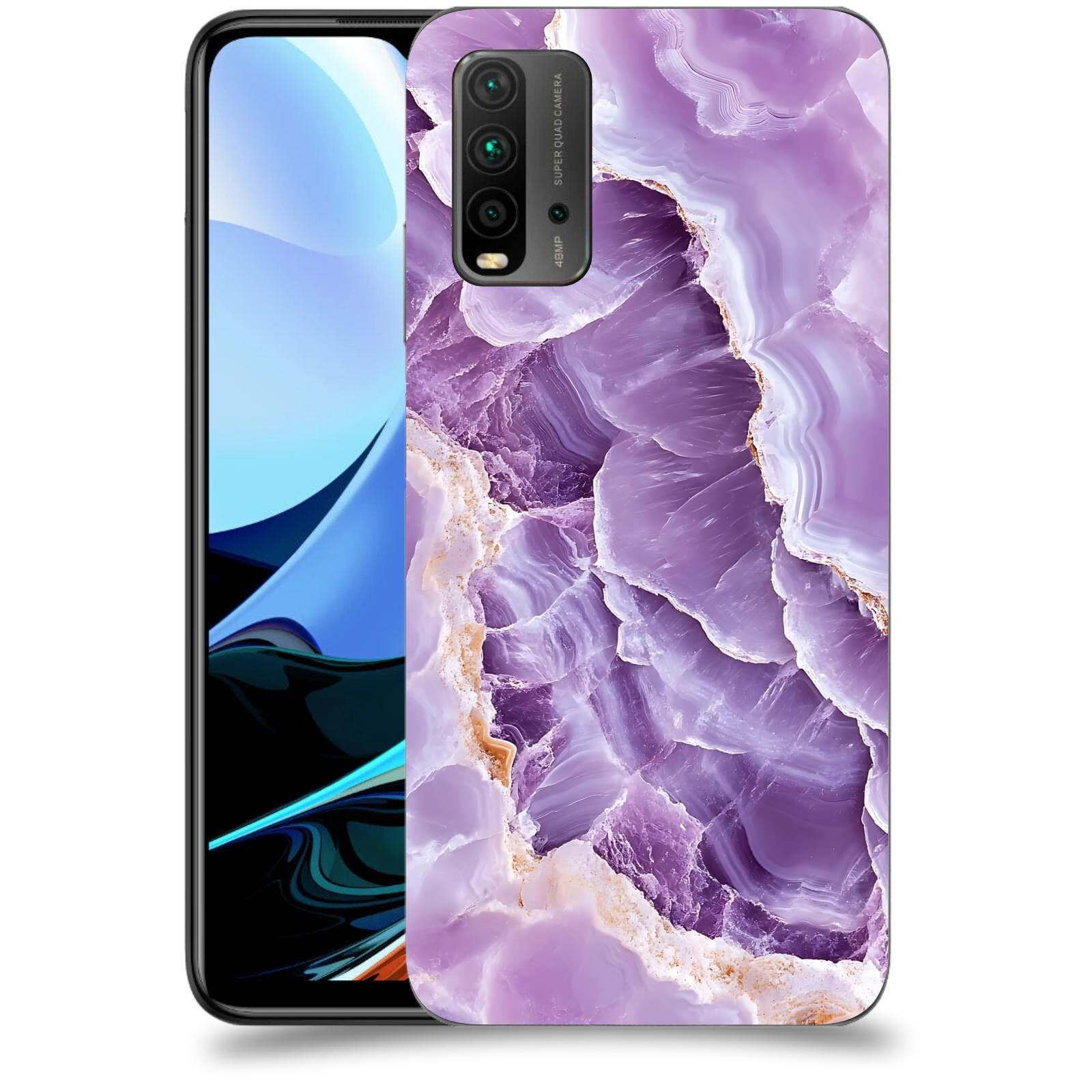 ACOVER Kryt na mobil Xiaomi Redmi 9T - Fialová krása