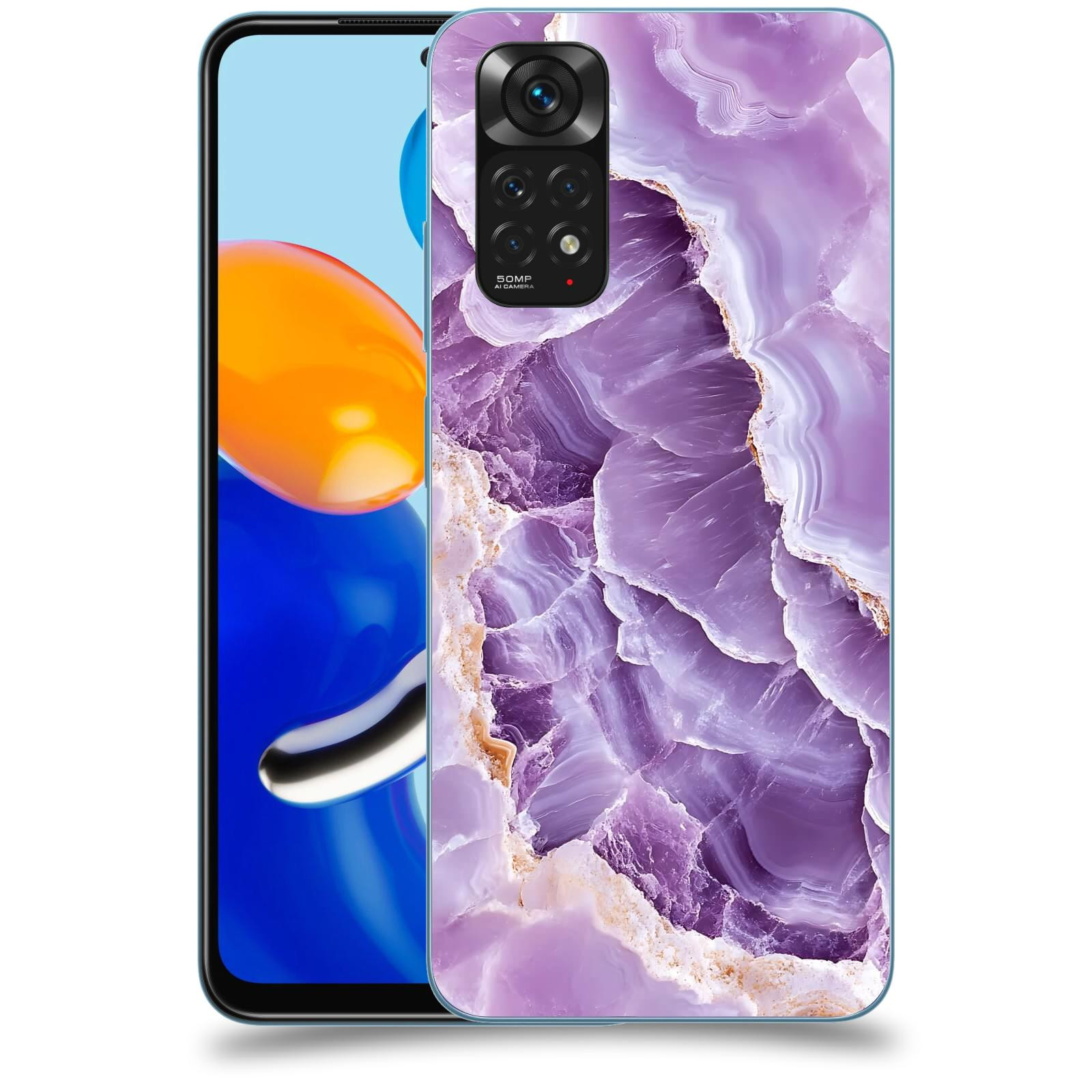 ACOVER Kryt na mobil Xiaomi Redmi Note 11 - Fialová krása