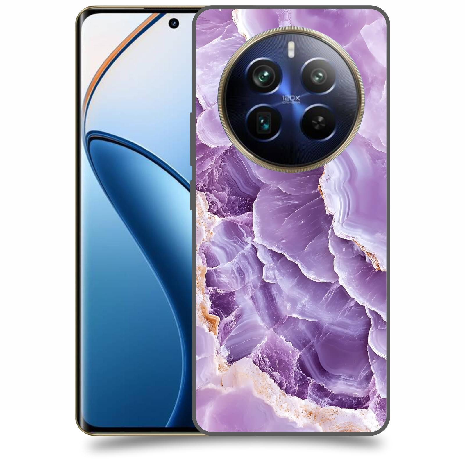 ACOVER Kryt na mobil Realme 12 pro+ 5g - Fialová krása