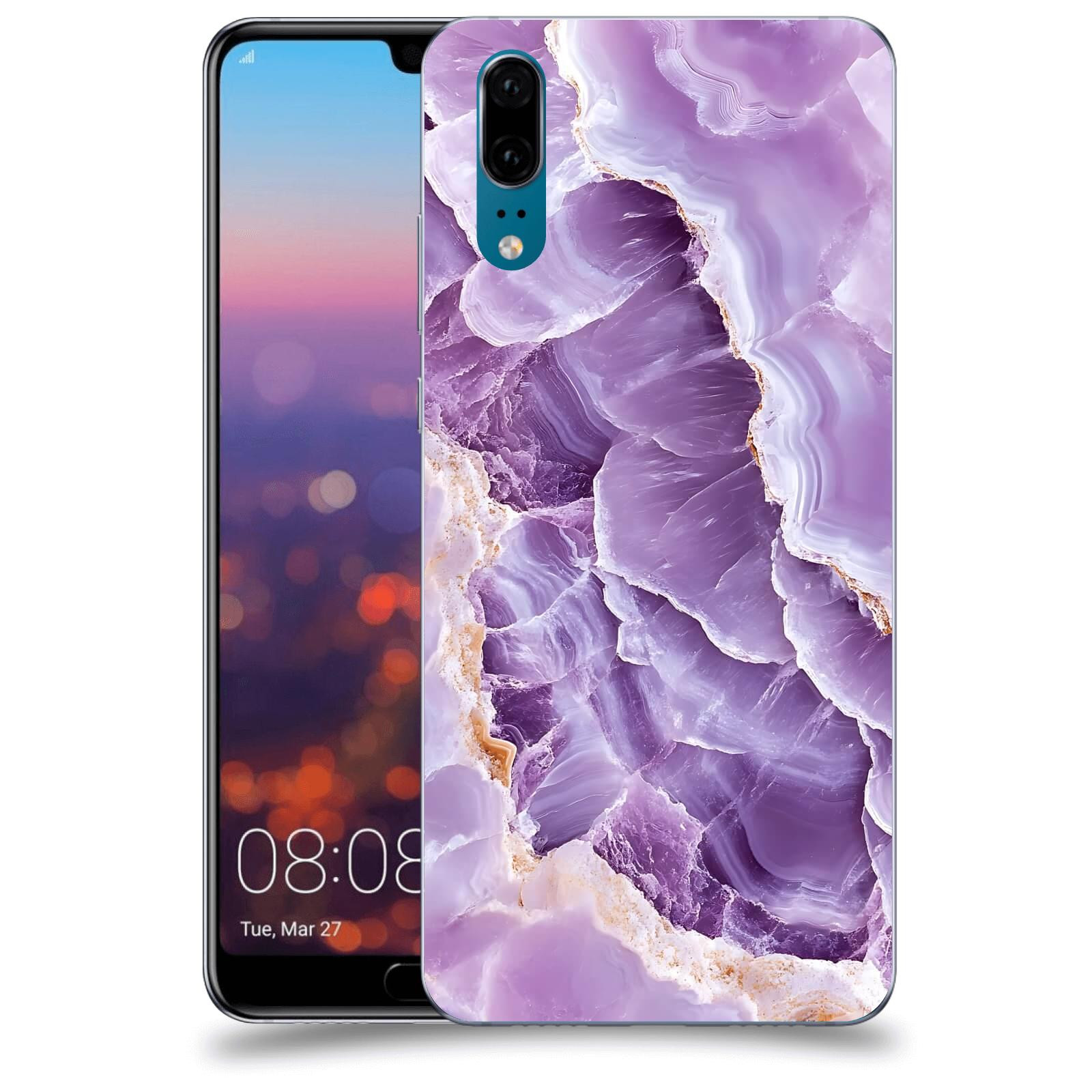ACOVER Kryt na mobil Huawei P20 - Fialová krása
