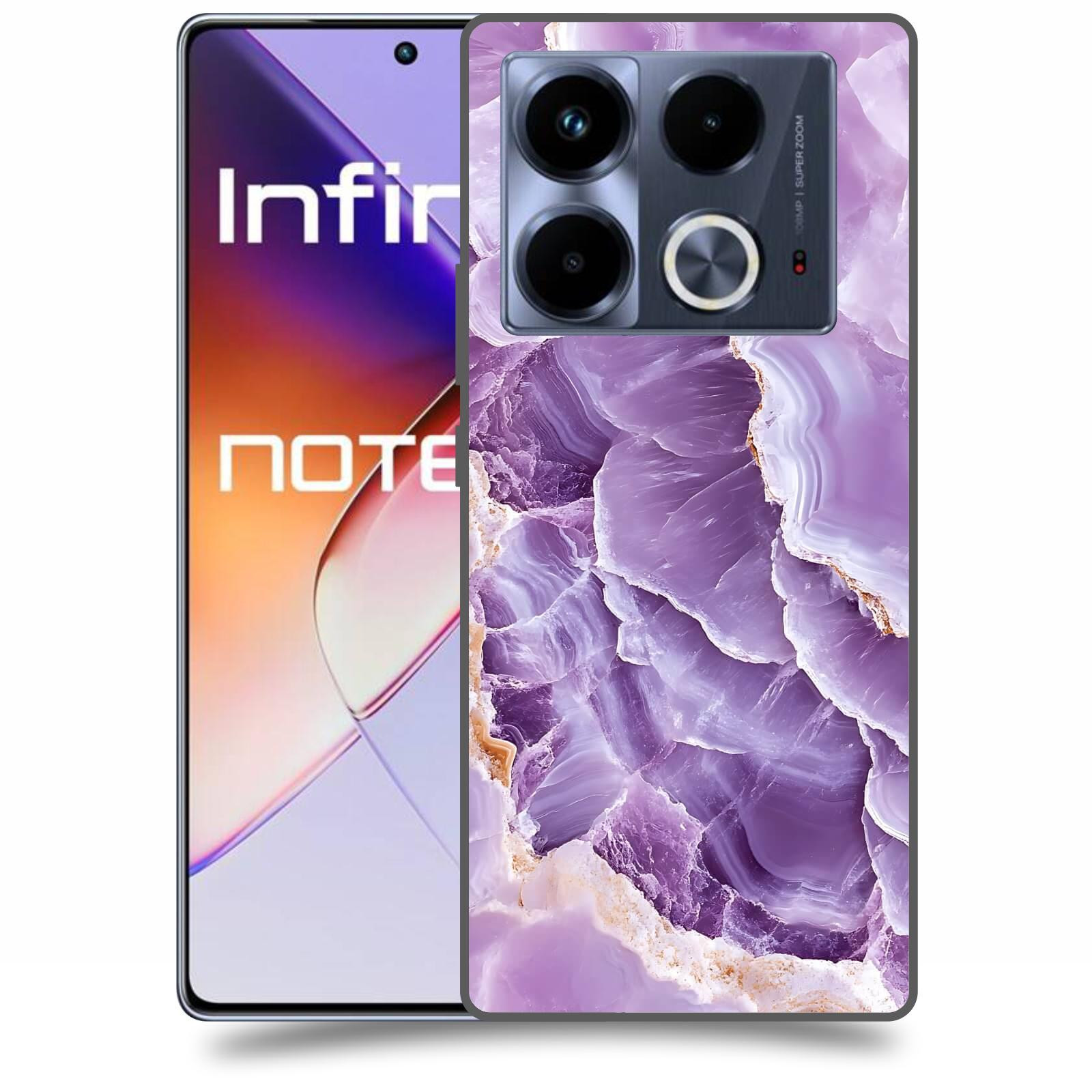 ACOVER Kryt na mobil Infinix Note 40 - Fialová krása