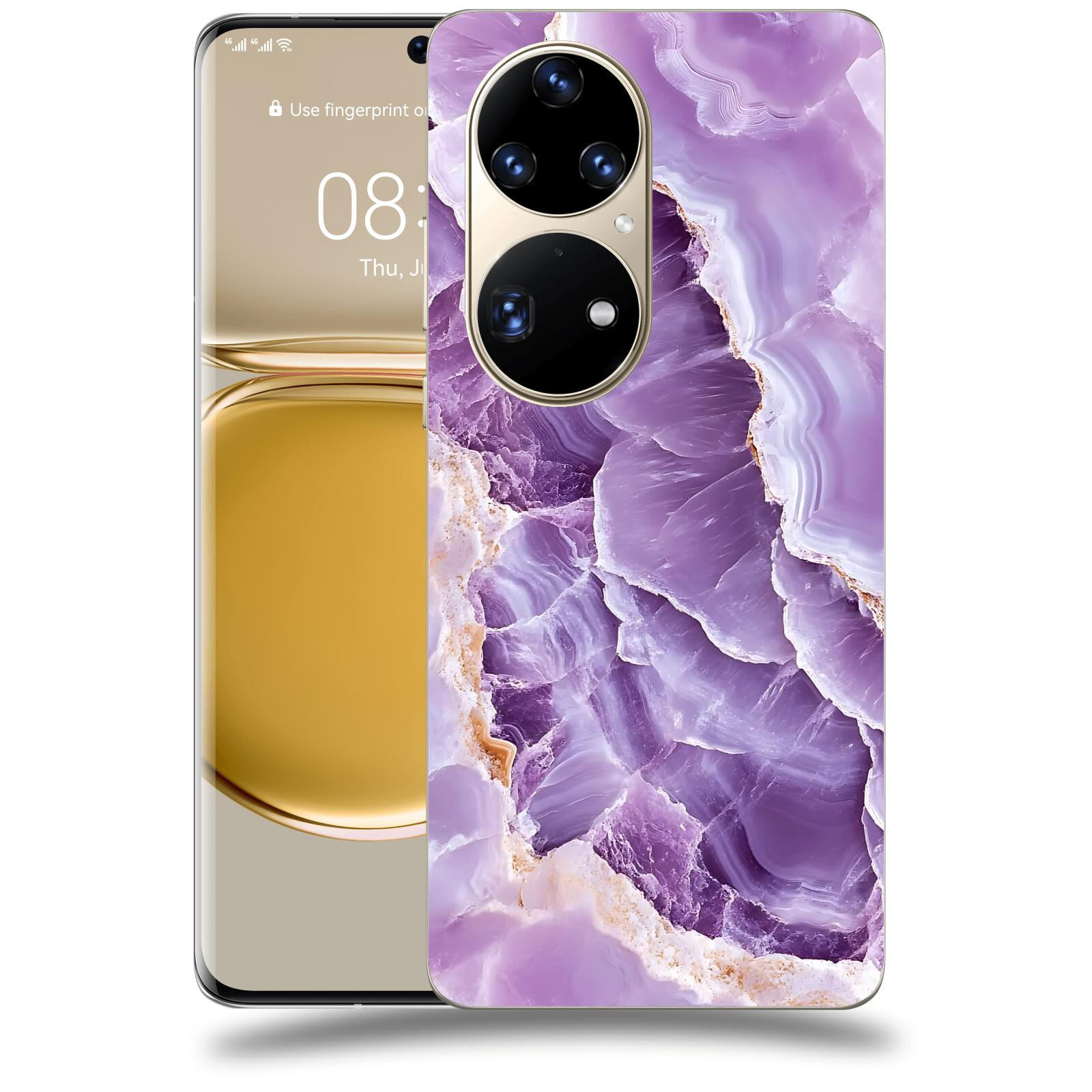 ACOVER Kryt na mobil Huawei P50 - Fialová krása