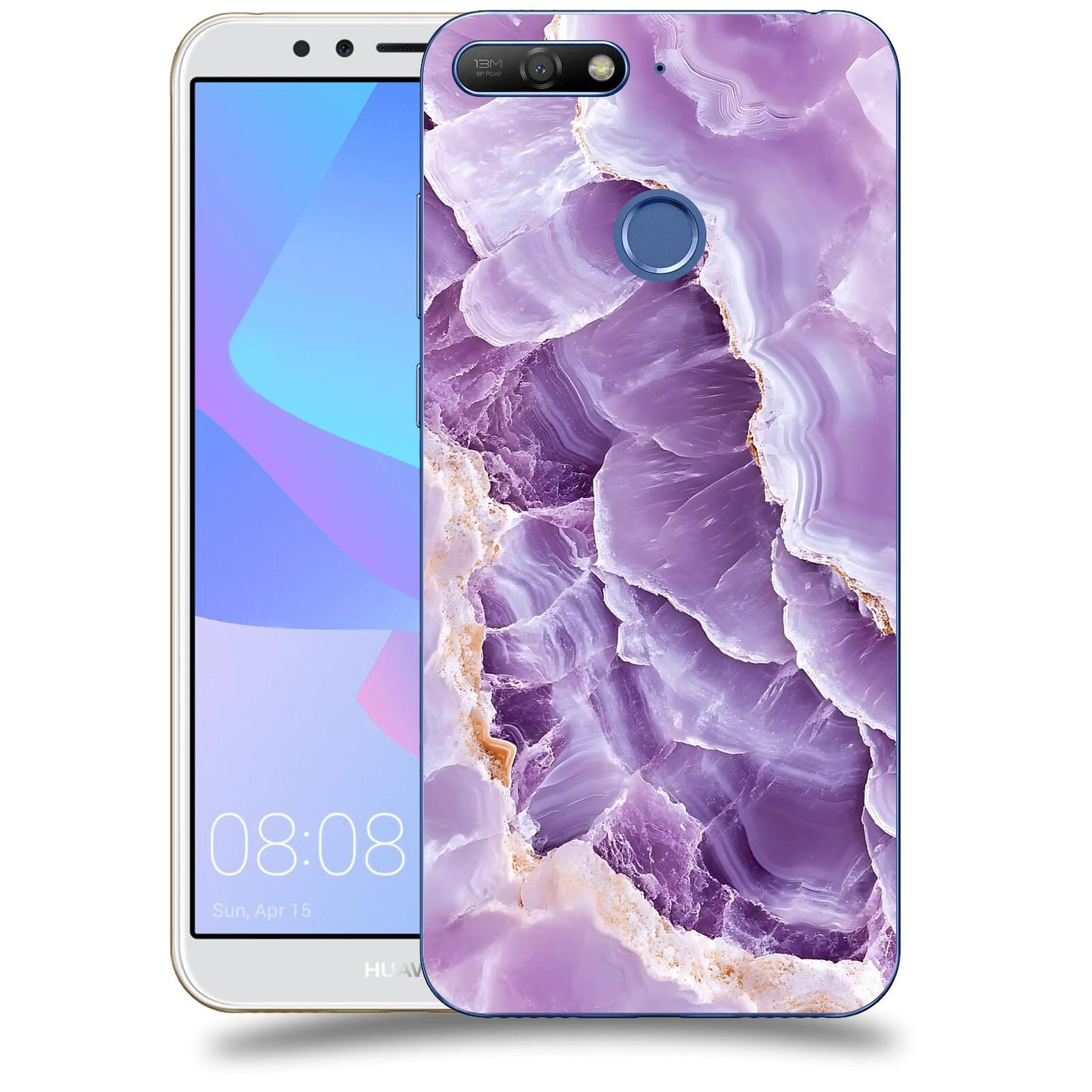 ACOVER Kryt na mobil Huawei Y6 Prime 2018 - Fialová krása