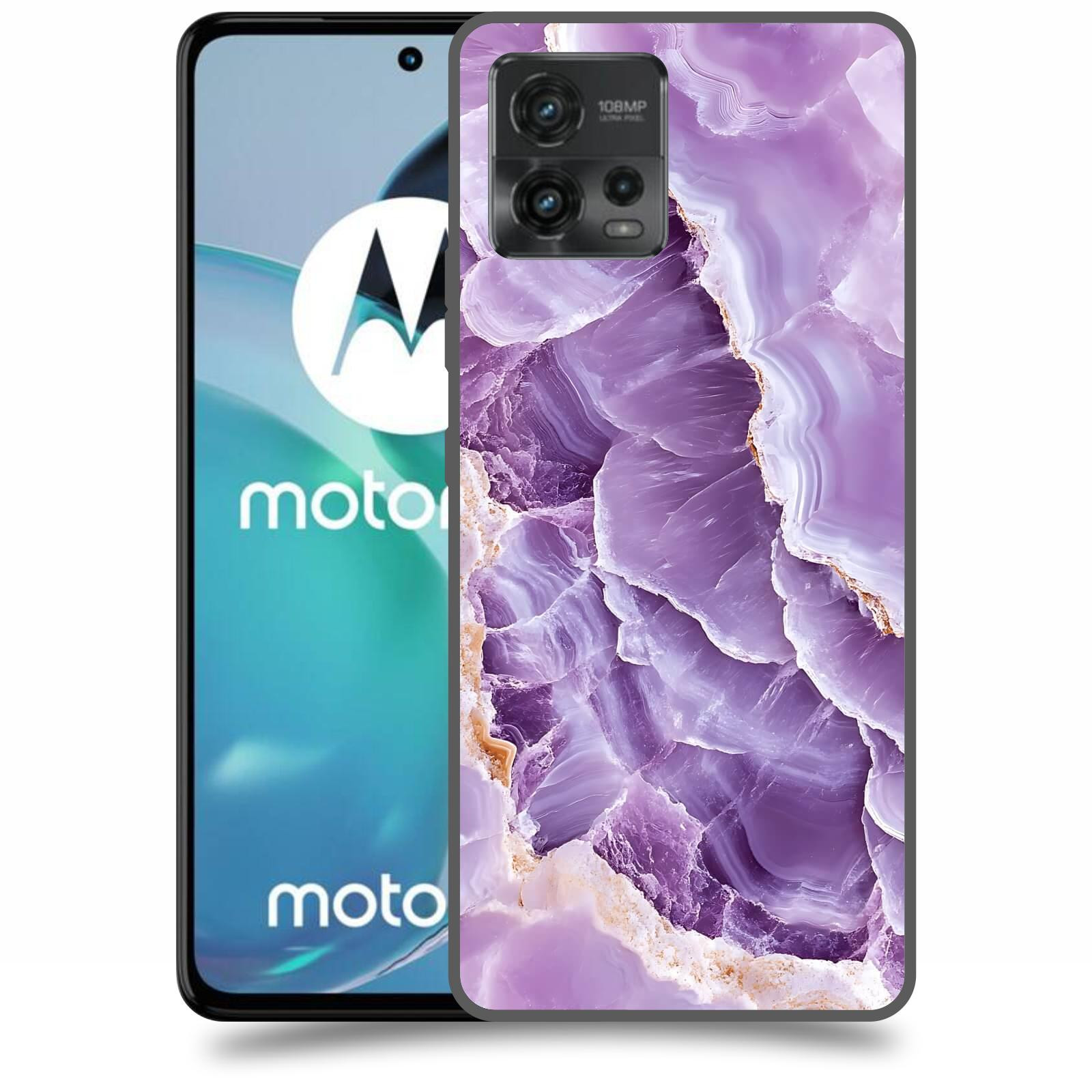 ACOVER Kryt na mobil Motorola Moto G72 - Fialová krása