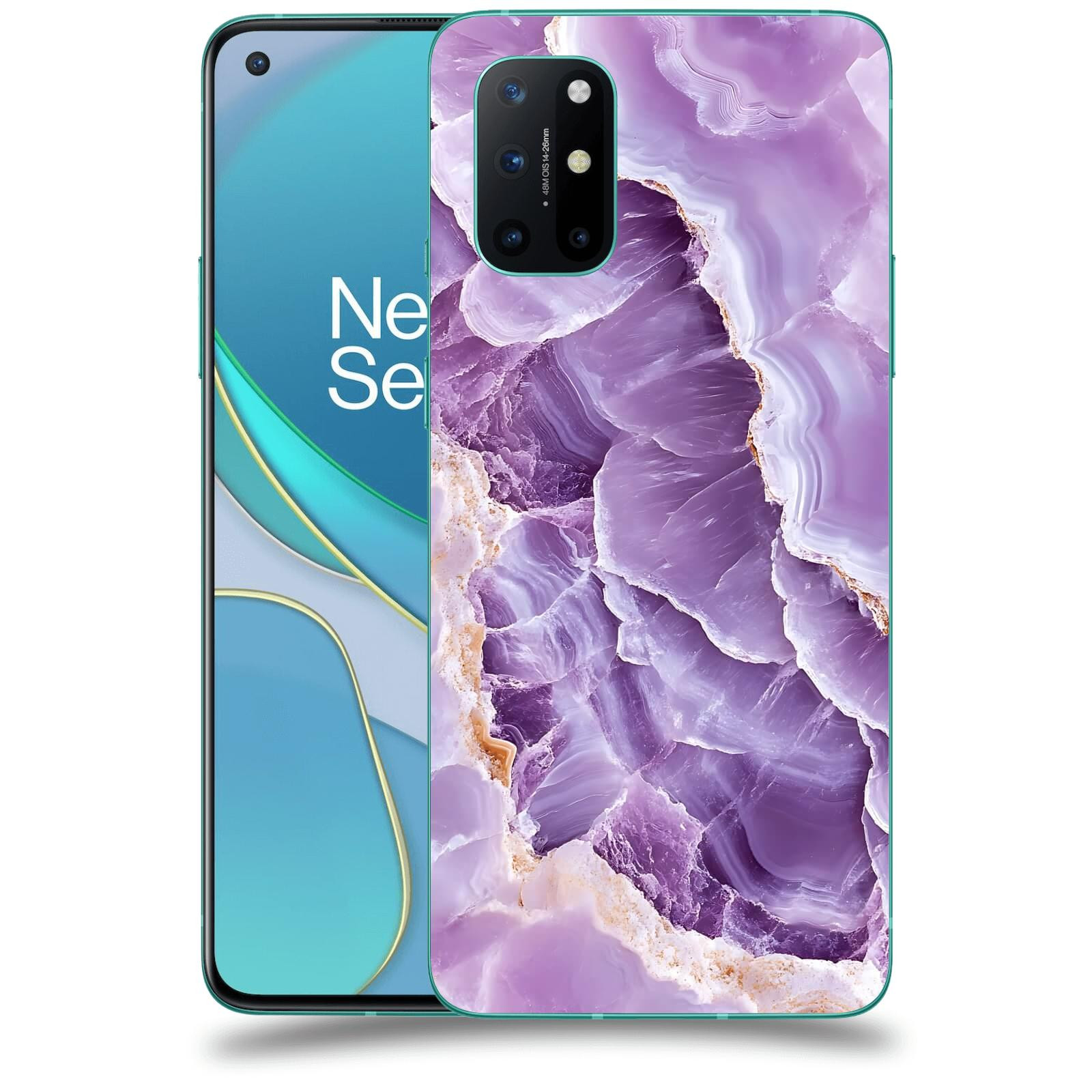 ACOVER Kryt na mobil OnePlus 8T - Fialová krása