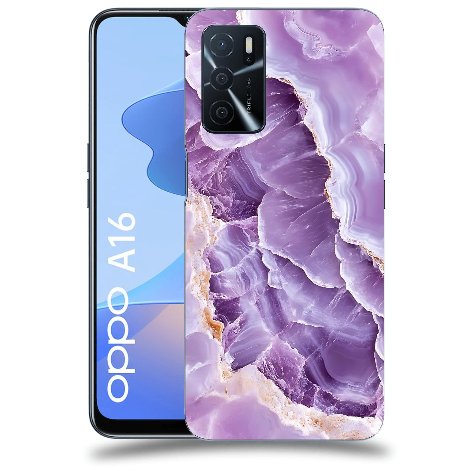 ACOVER Kryt na mobil OPPO A16 - Fialová krása