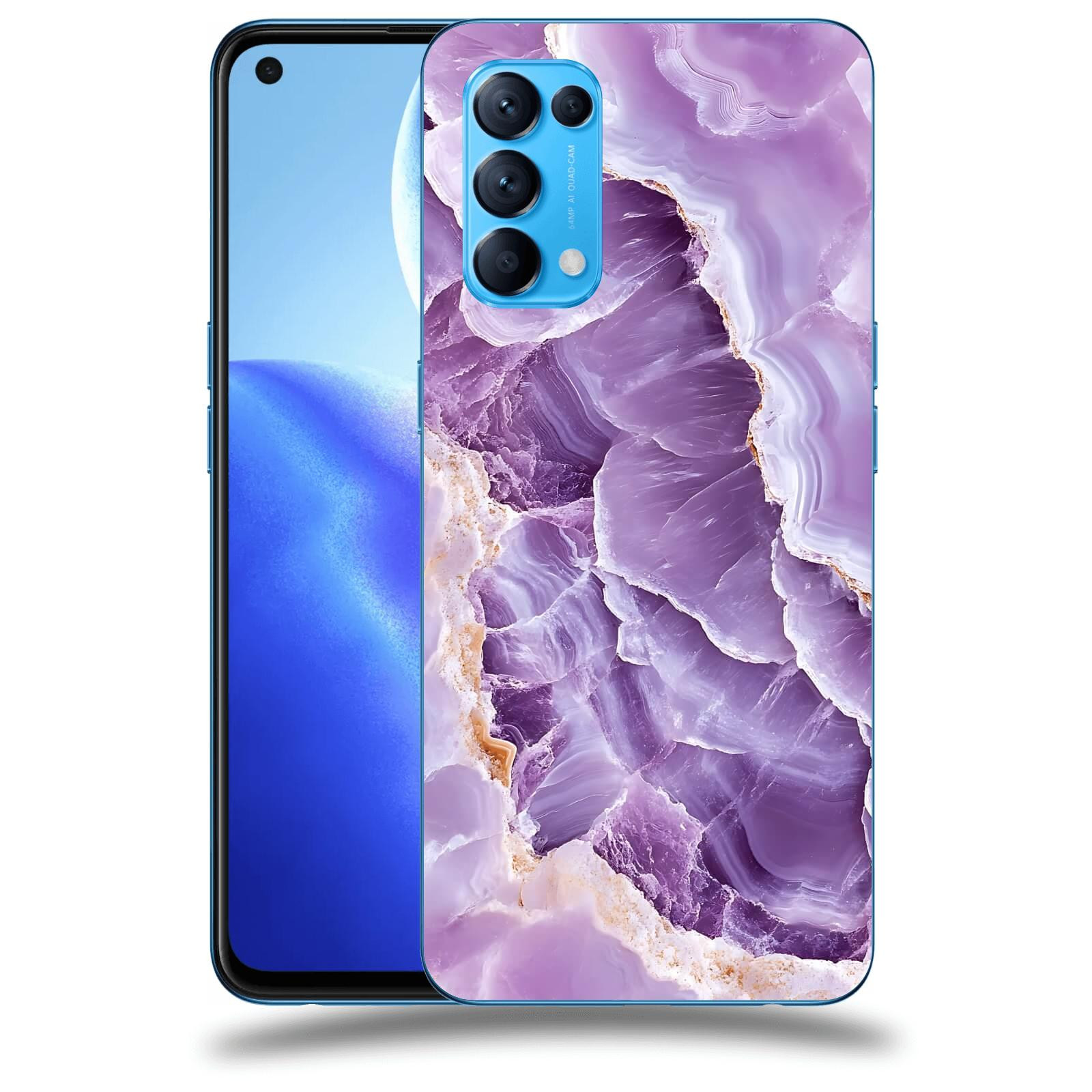 ACOVER Kryt na mobil OPPO Reno 5 5G - Fialová krása
