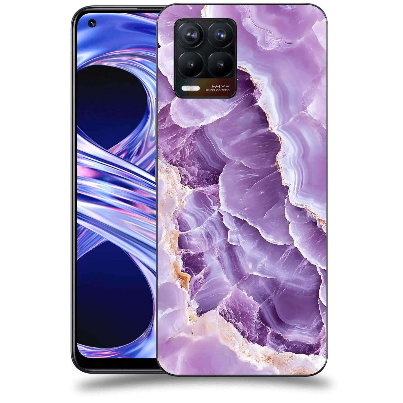 ACOVER Kryt na mobil Realme 8 - Fialová krása