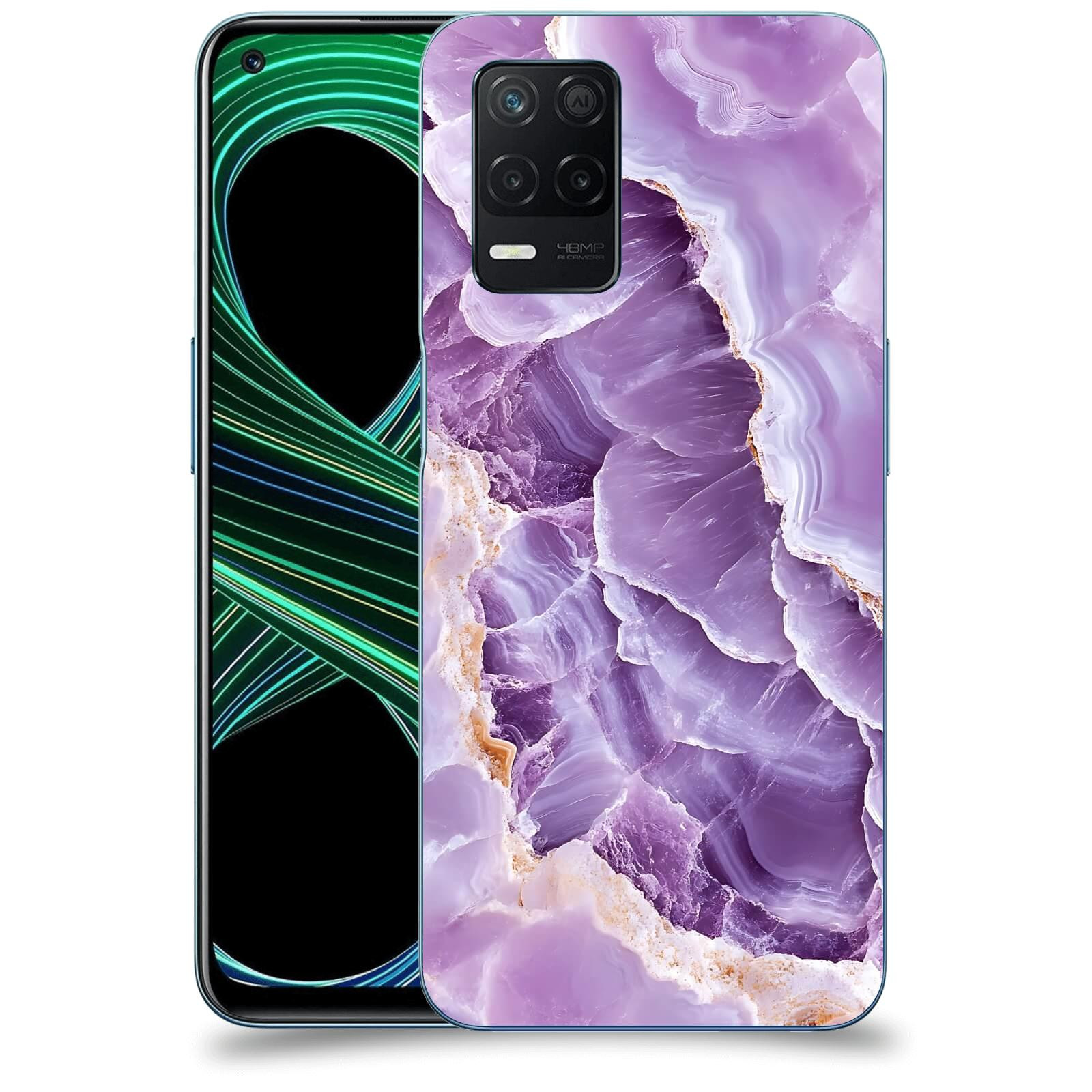 ACOVER Kryt na mobil Realme 8 5G - Fialová krása
