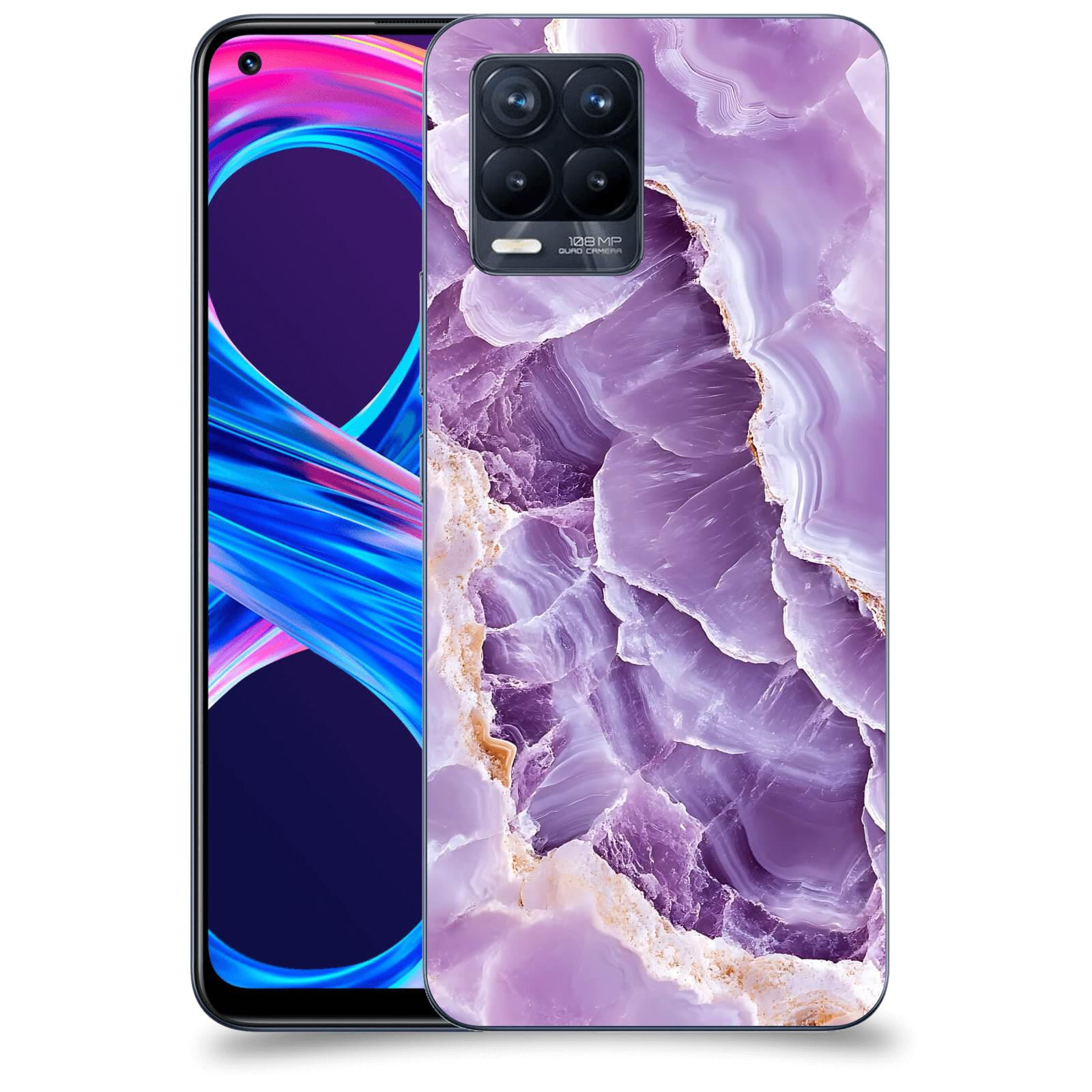 ACOVER Kryt na mobil Realme 8 Pro - Fialová krása