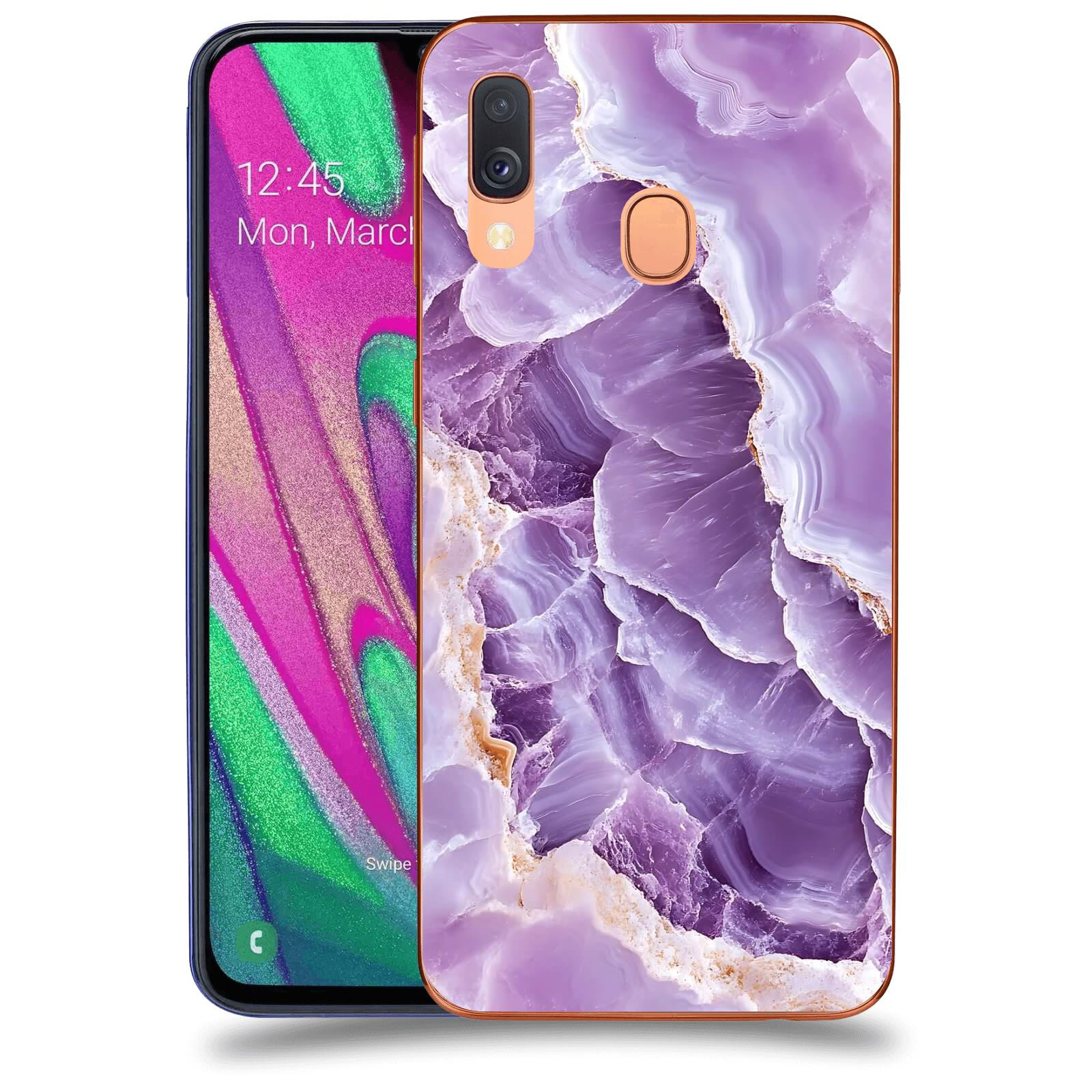 ACOVER Kryt na mobil Samsung Galaxy A40 A405F - Fialová krása