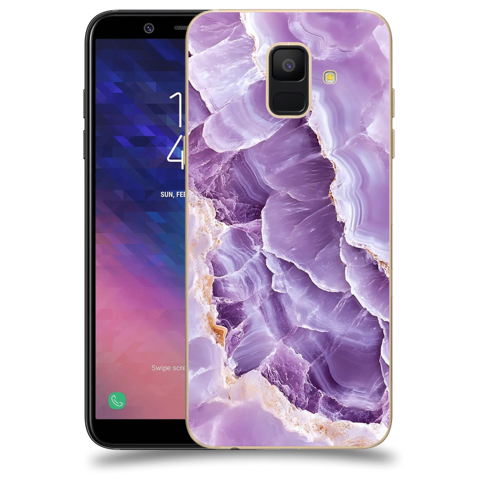 ACOVER Kryt na mobil Samsung Galaxy A6 A600F - Fialová krása