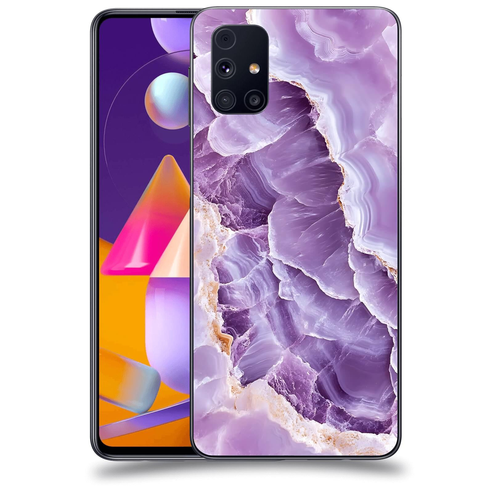 ACOVER Kryt na mobil Samsung Galaxy M31s - Fialová krása