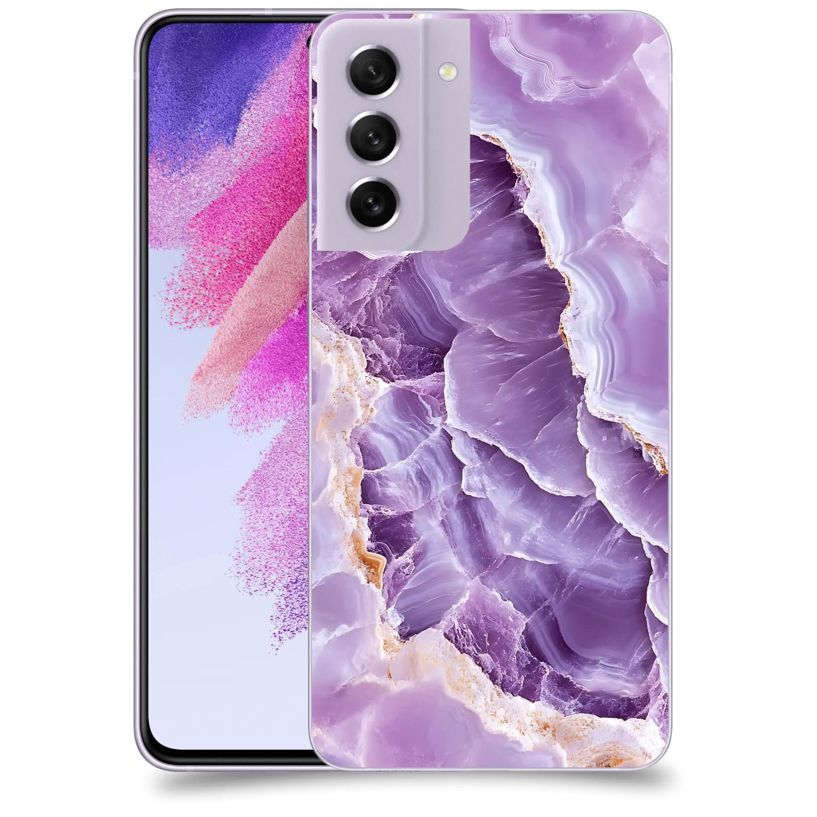 ACOVER Kryt na mobil Samsung Galaxy S21 FE 5G - Fialová krása