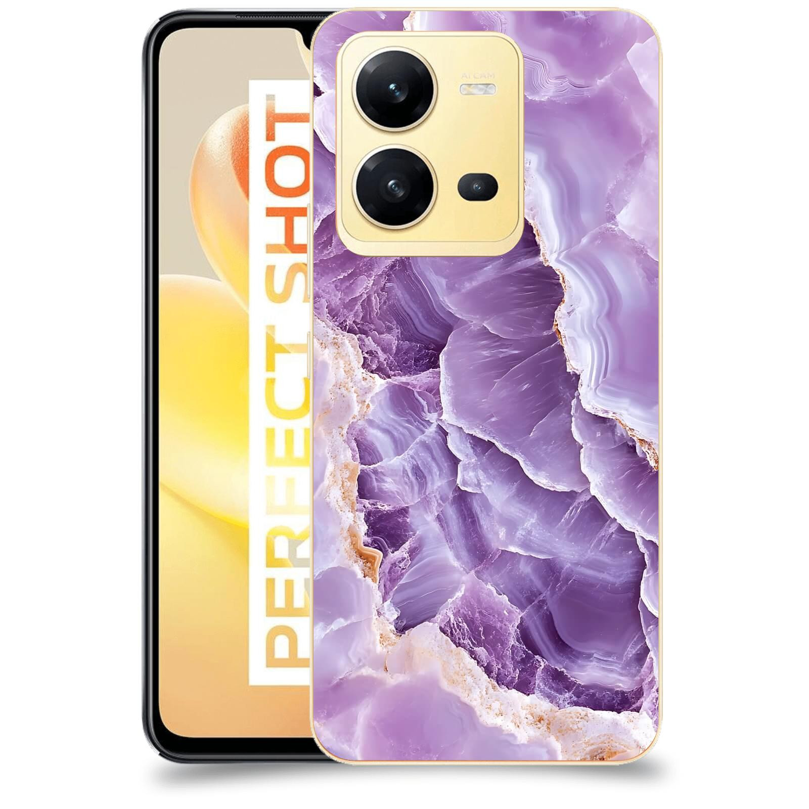 ACOVER Kryt na mobil Vivo X80 Lite - Fialová krása