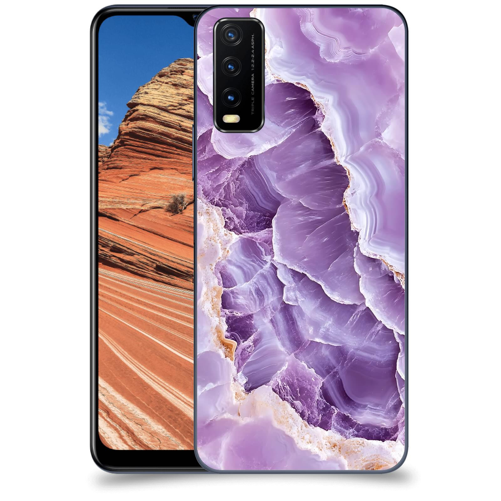 ACOVER Kryt na mobil Vivo Y20s - Fialová krása