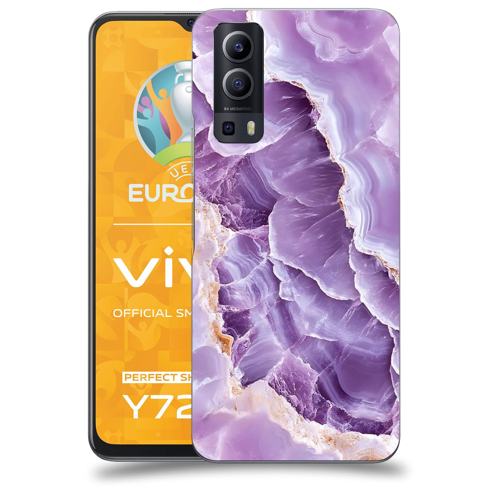 ACOVER Kryt na mobil Vivo Y72 5G - Fialová krása