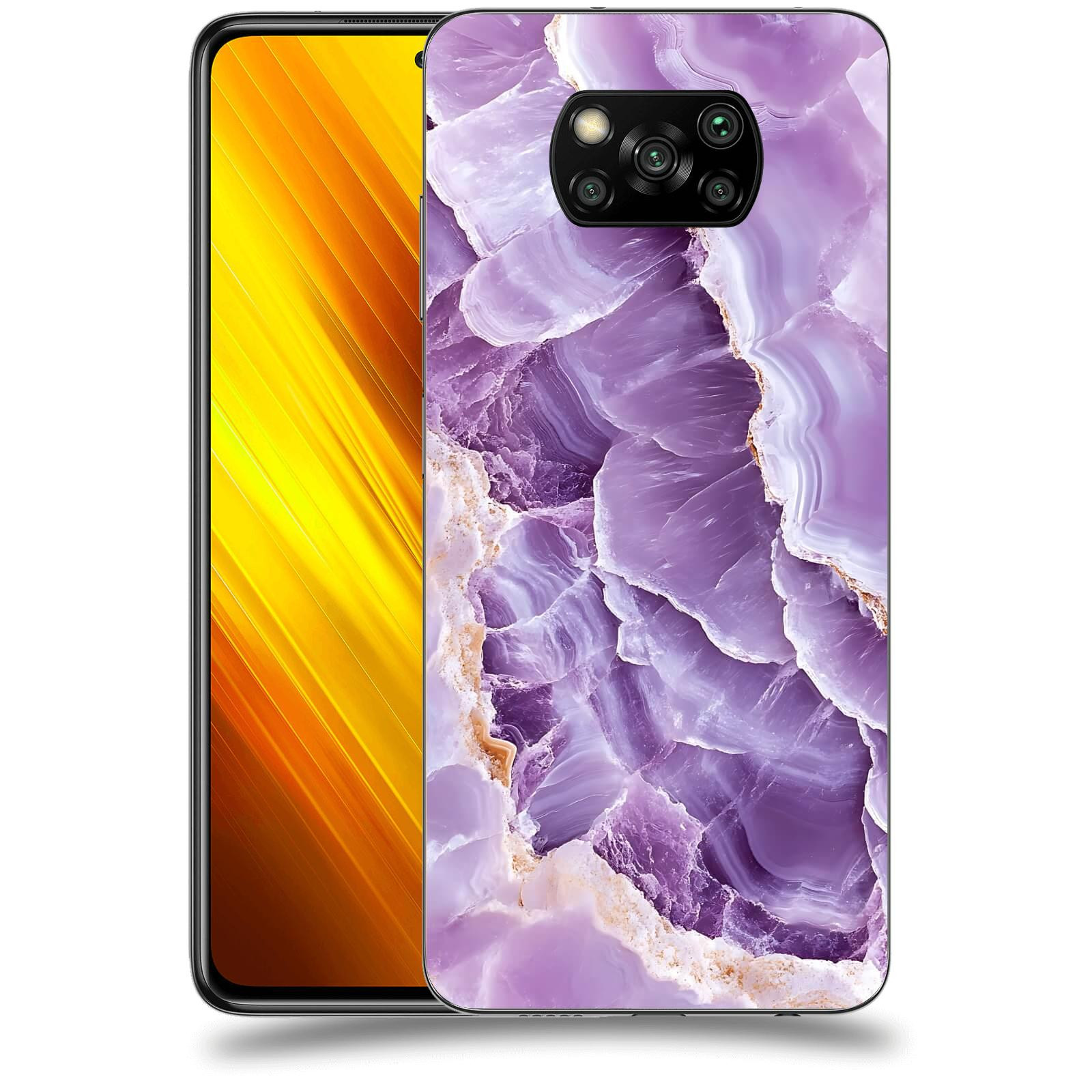 ACOVER Kryt na mobil Xiaomi Poco X3 - Fialová krása