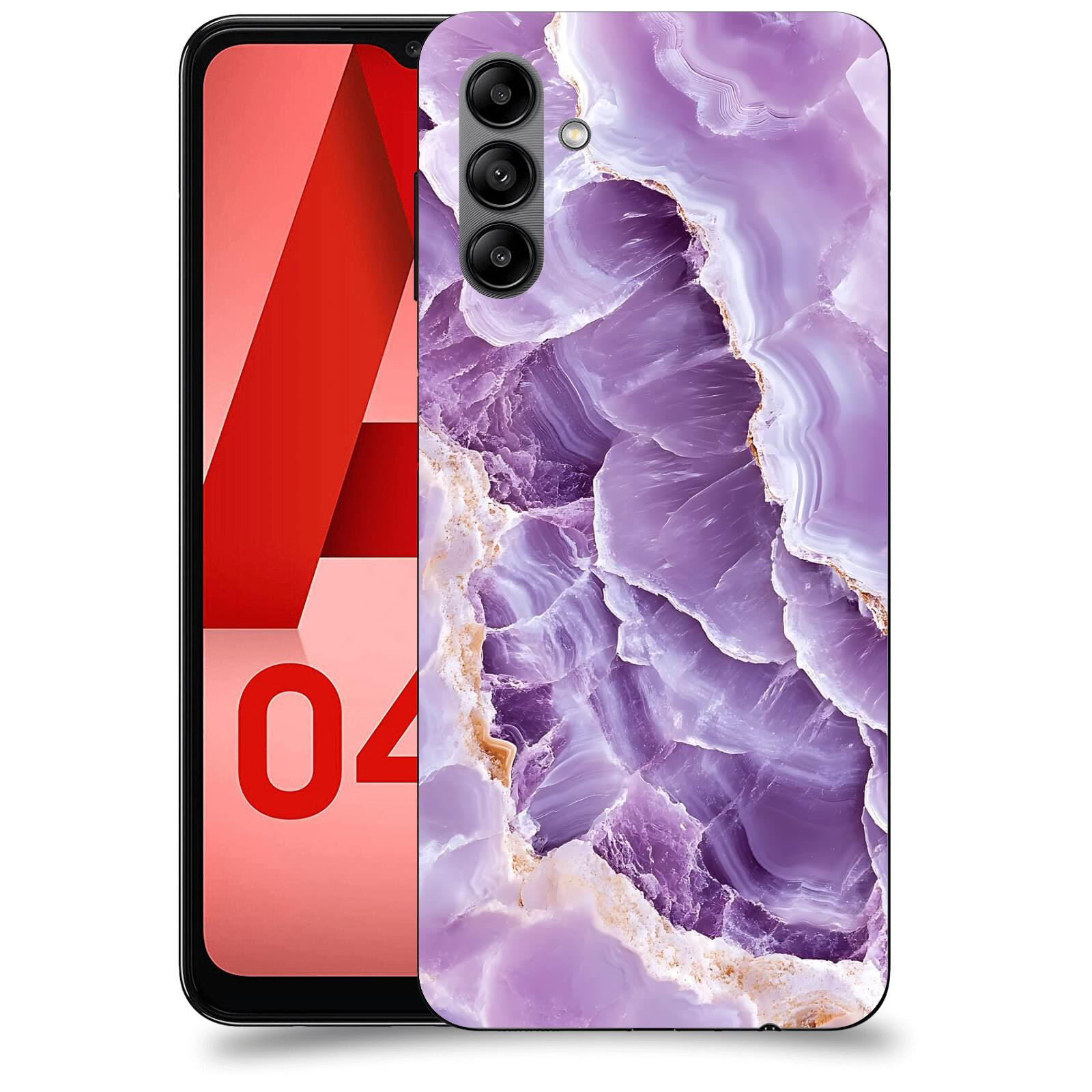 ACOVER Kryt na mobil Samsung Galaxy A04s - Fialová krása