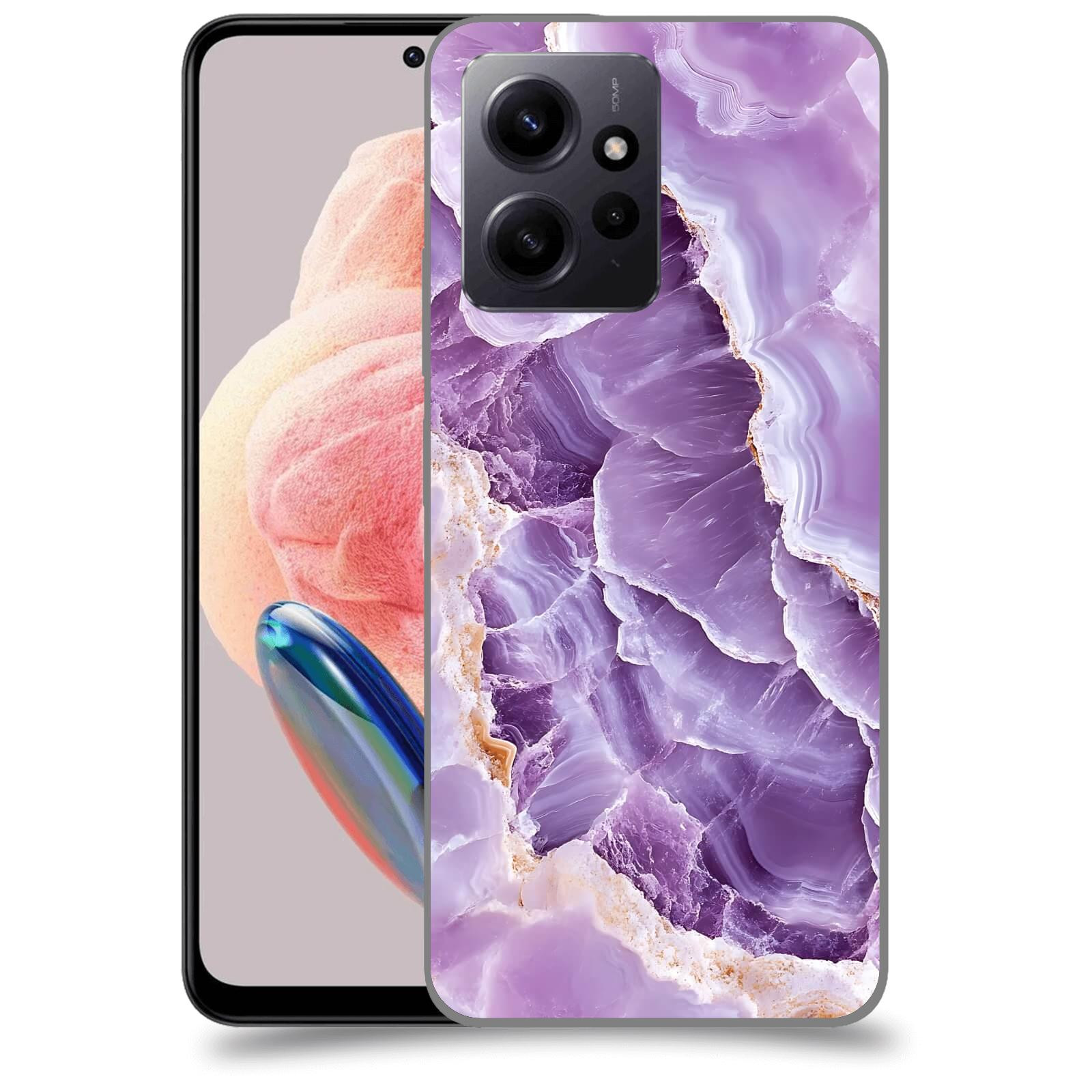 ACOVER Kryt na mobil Xiaomi Redmi Note 12 4G - Fialová krása