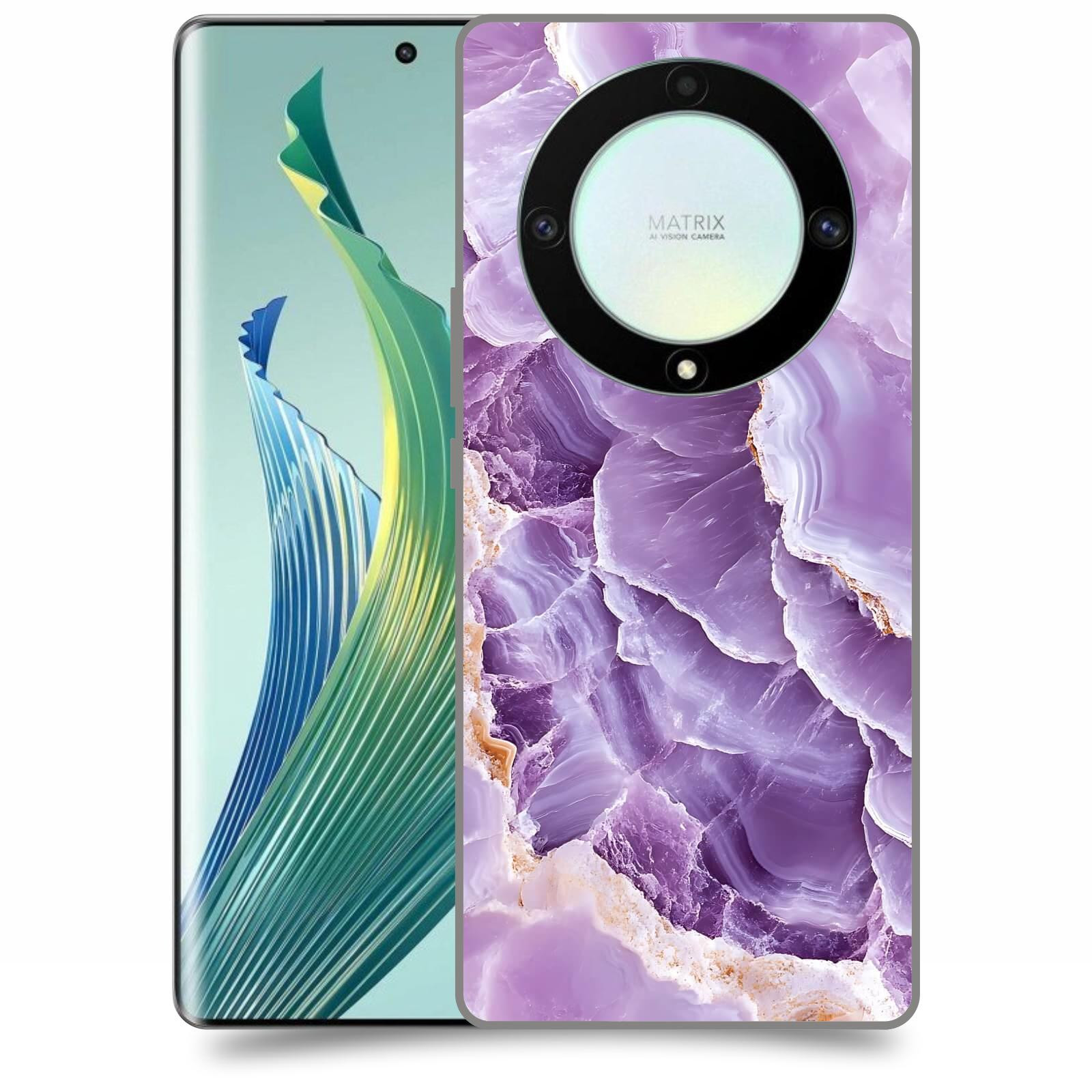 ACOVER Kryt na mobil Honor Magic 5 Lite 5G - Fialová krása