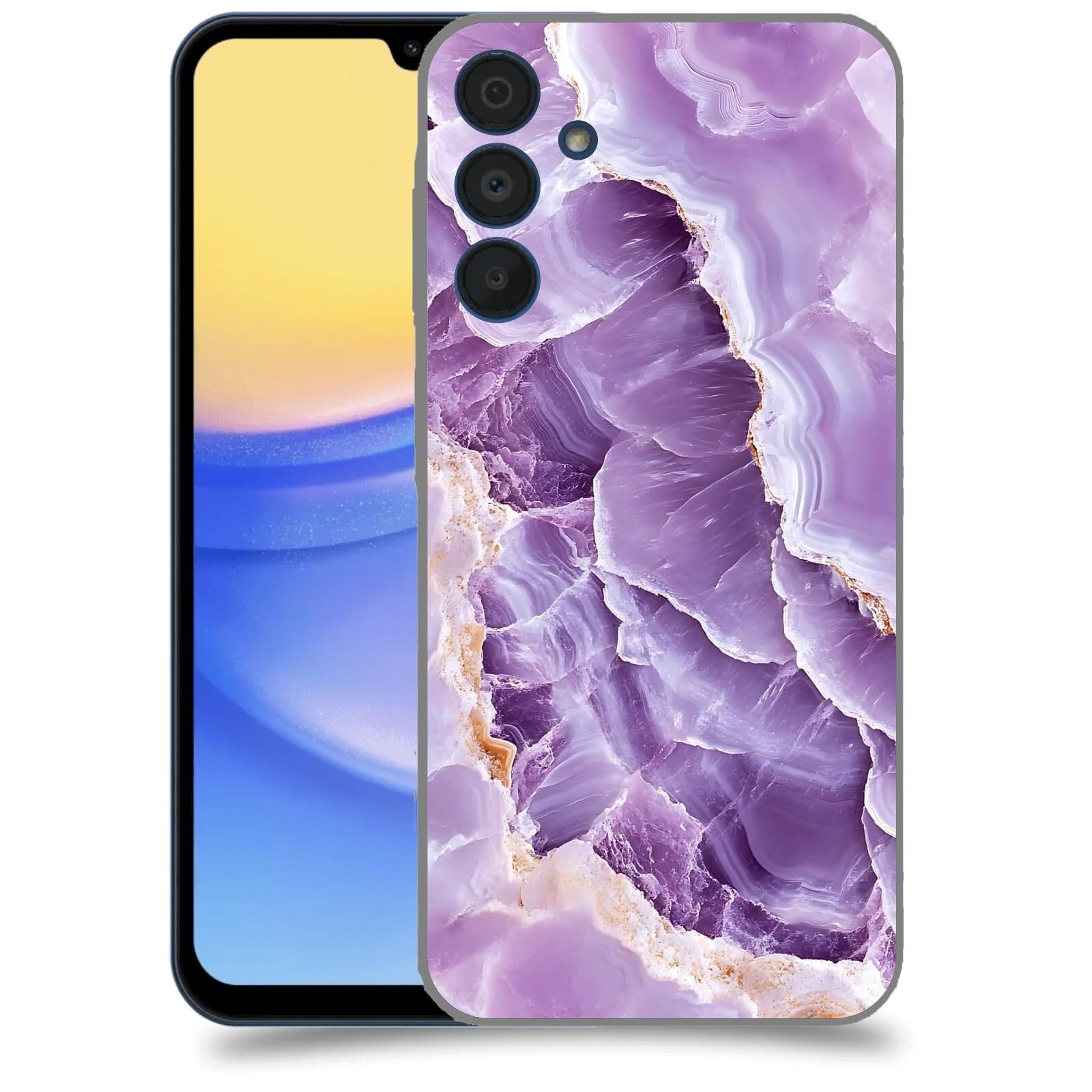 ACOVER Kryt na mobil Samsung Galaxy A15 5G - Fialová krása