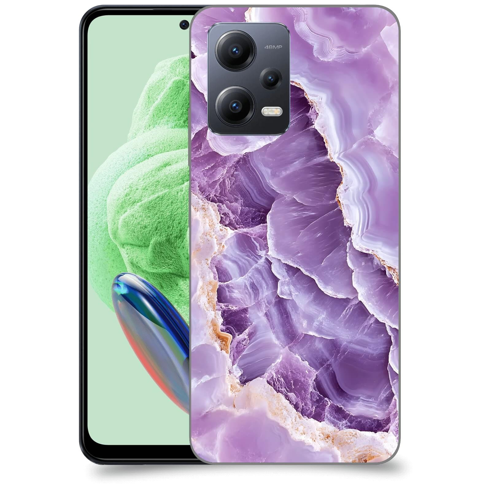 ACOVER Kryt na mobil Xiaomi Redmi Note 12 5G - Fialová krása