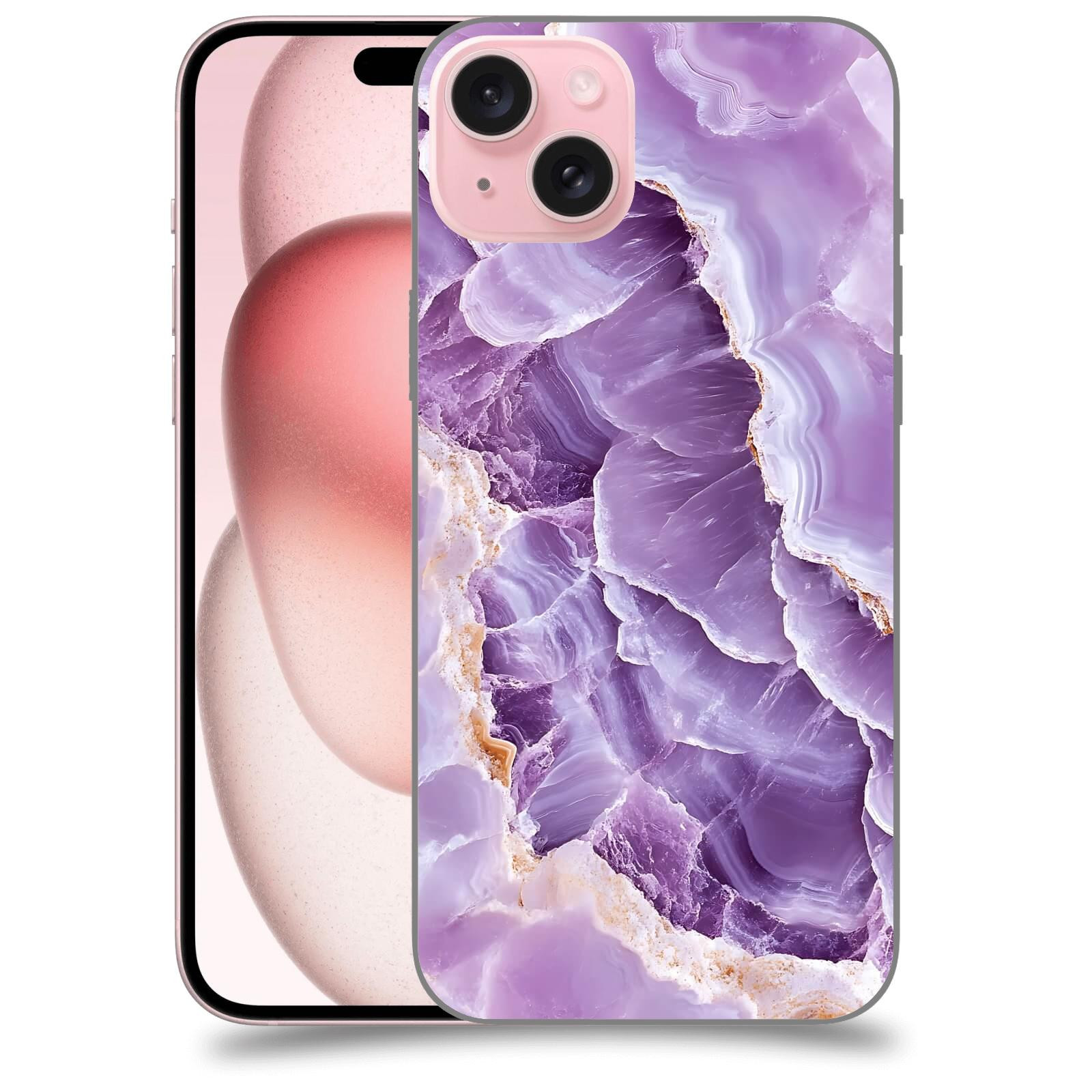 ACOVER Kryt na mobil Apple iPhone 15 plus - Fialová krása