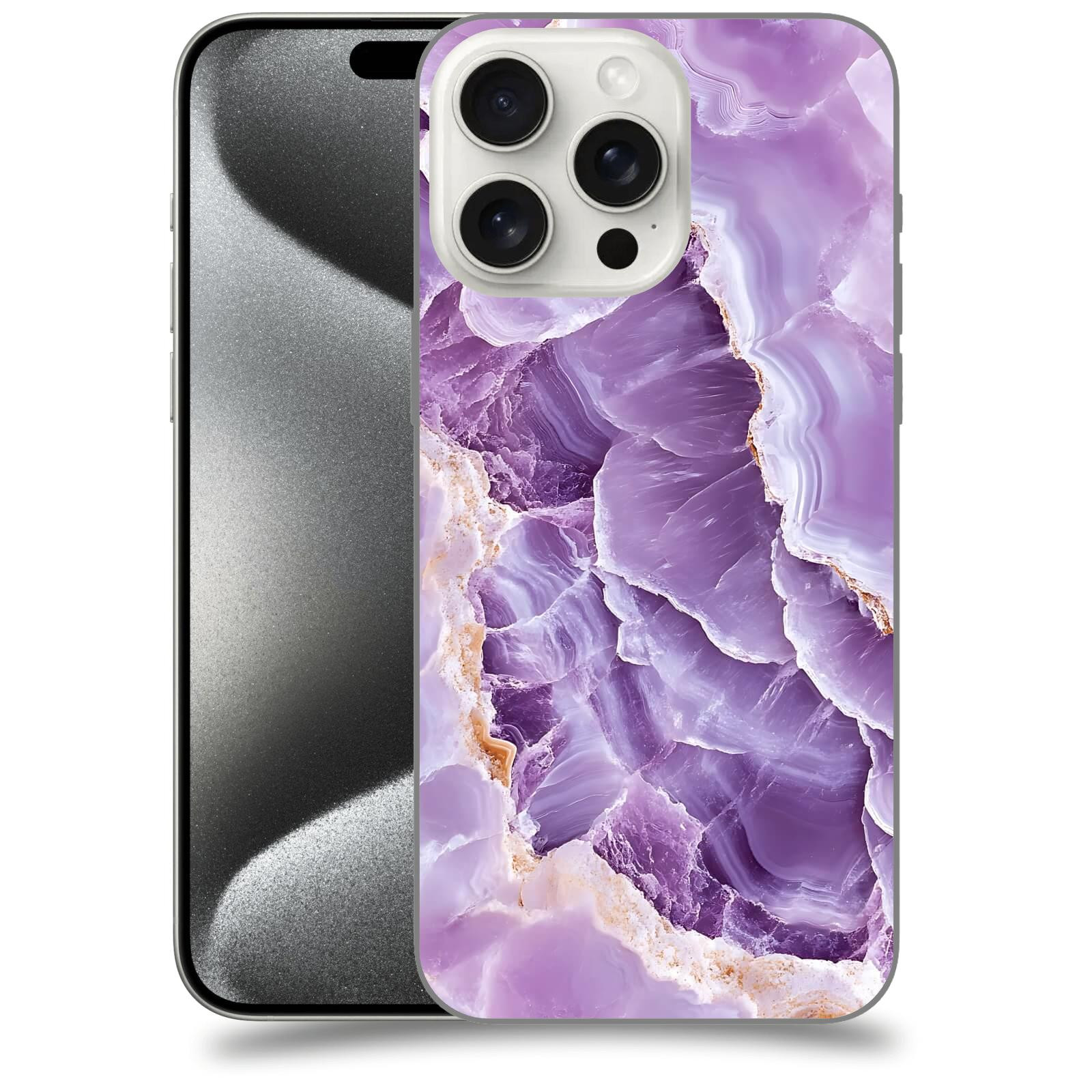 ACOVER Kryt na mobil Apple iPhone 15 pro max - Fialová krása