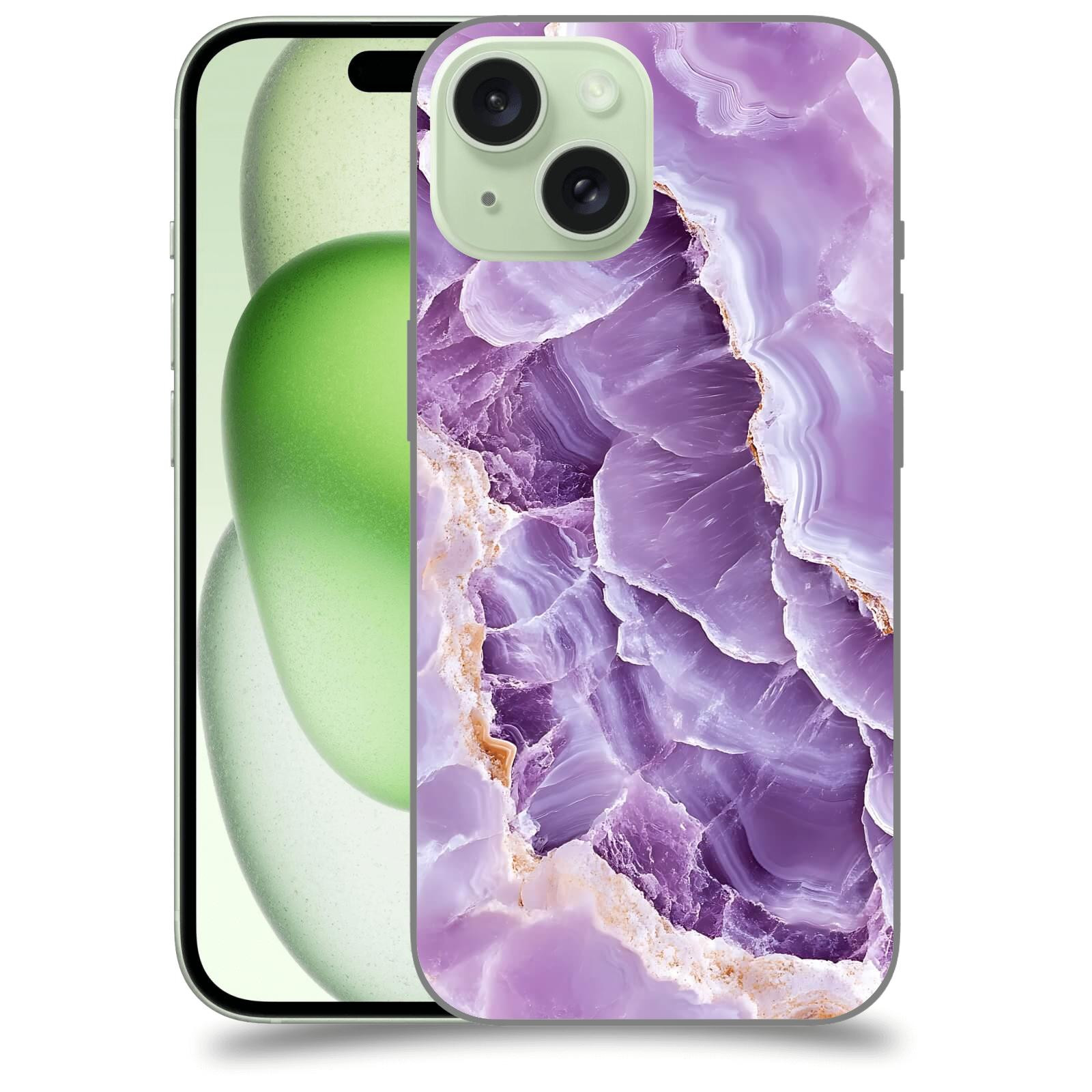 ACOVER Kryt na mobil Apple iPhone 15 - Fialová krása