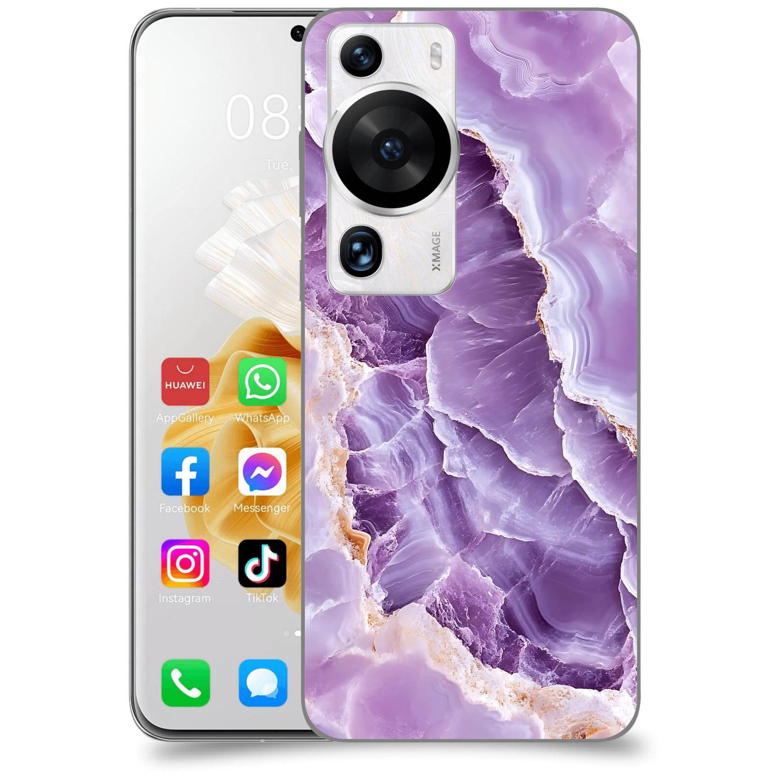 ACOVER Kryt na mobil Huawei P60 Pro - Fialová krása