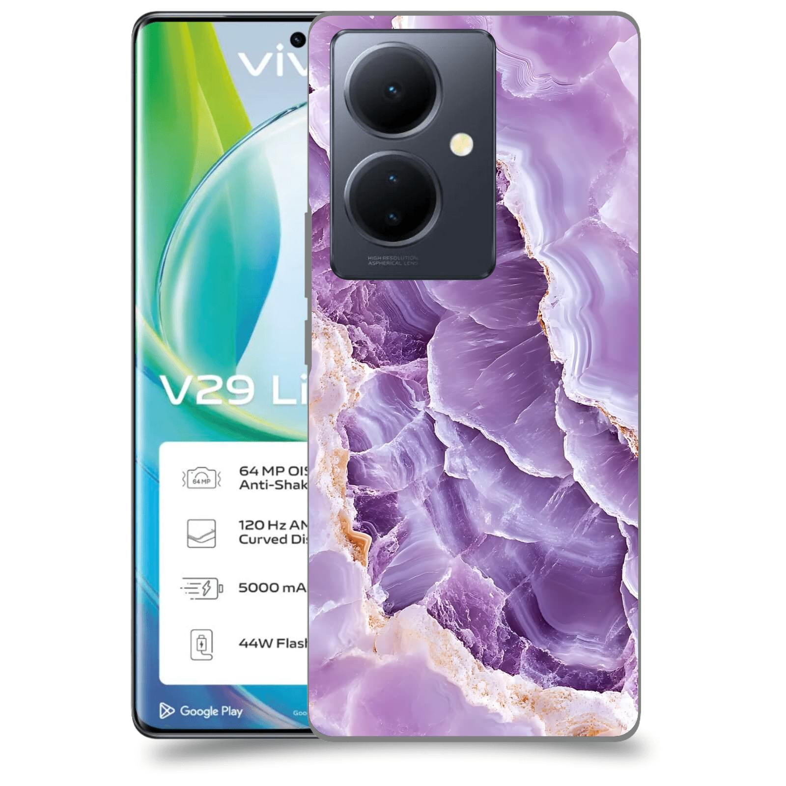 ACOVER Kryt na mobil VIVO V29 Lite 5G - Fialová krása