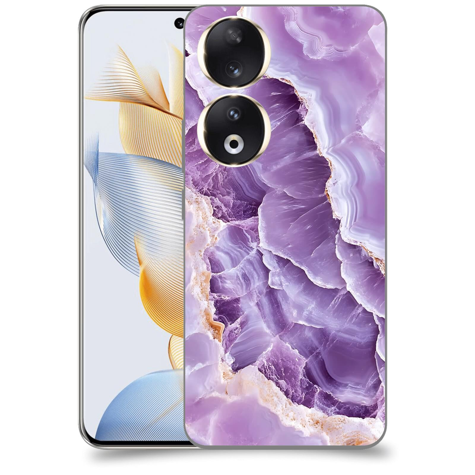 ACOVER Kryt na mobil Honor 90 - Fialová krása