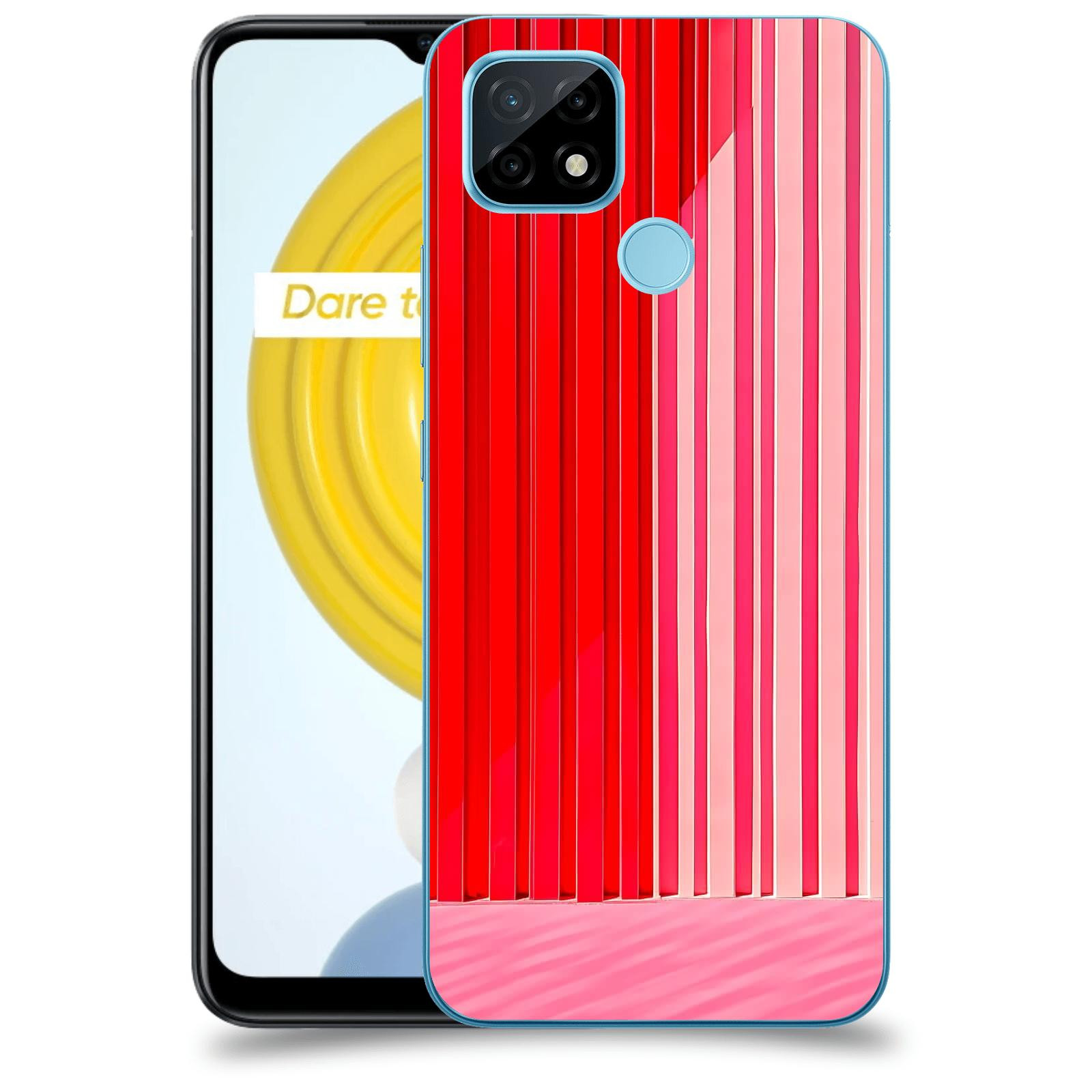 ACOVER Kryt na mobil Realme C21 - Geometrická vášeň