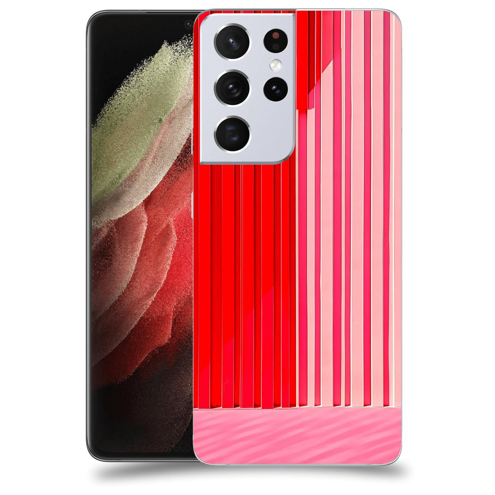 ACOVER Kryt na mobil Samsung Galaxy S21 Ultra 5G G998B - Geometrická vášeň