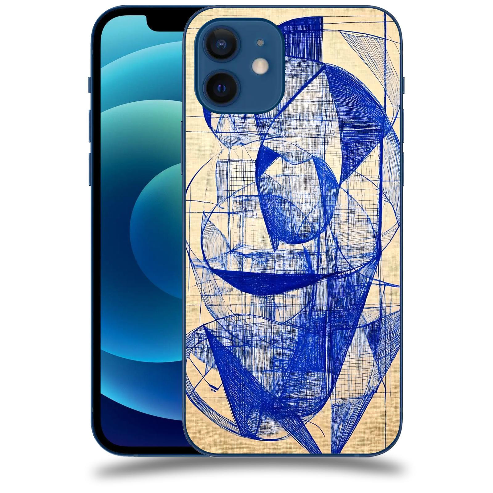 ACOVER Kryt na mobil Apple iPhone 12 - Geometrický chaos