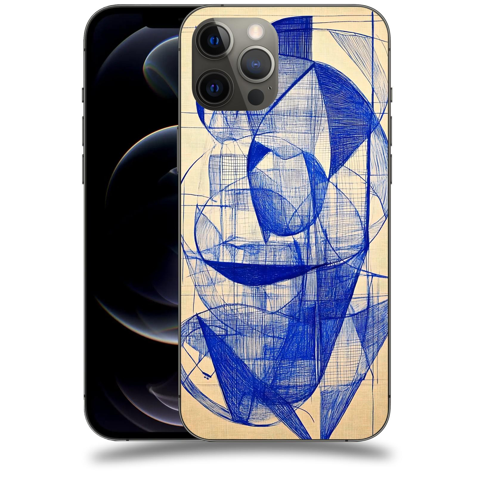 ACOVER Kryt na mobil Apple iPhone 12 Pro Max - Geometrický chaos