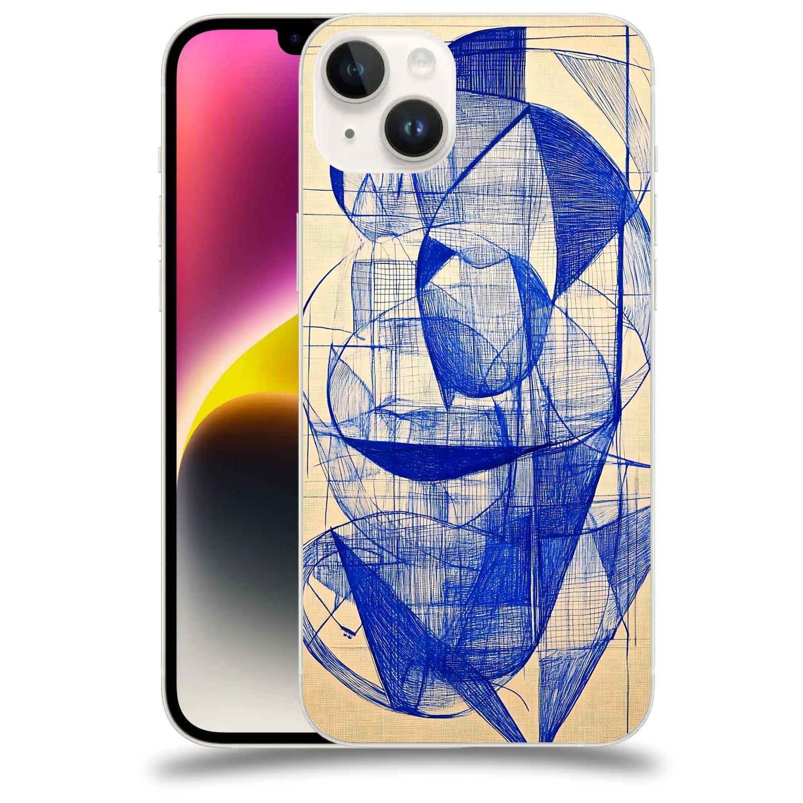 ACOVER Kryt na mobil Apple iPhone 14 Plus - Geometrický chaos