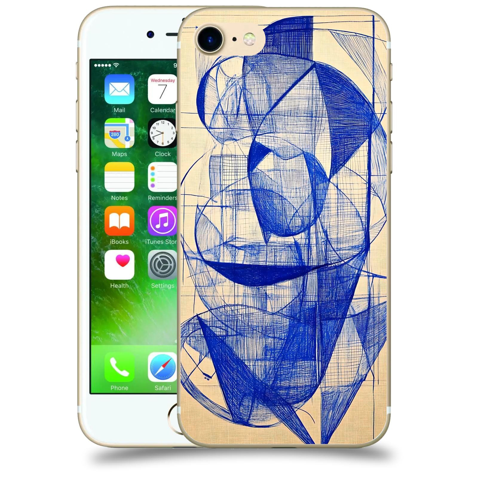 ACOVER Kryt na mobil Apple iPhone 7 - Geometrický chaos