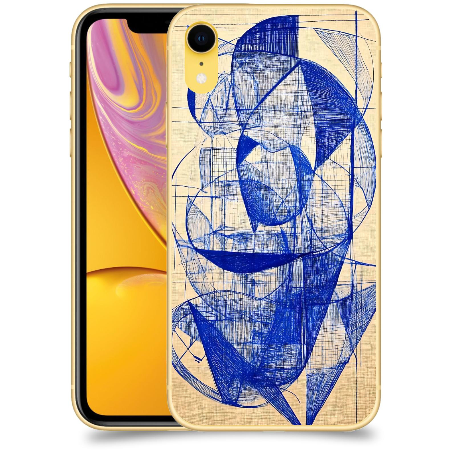 ACOVER Kryt na mobil Apple iPhone XR - Geometrický chaos